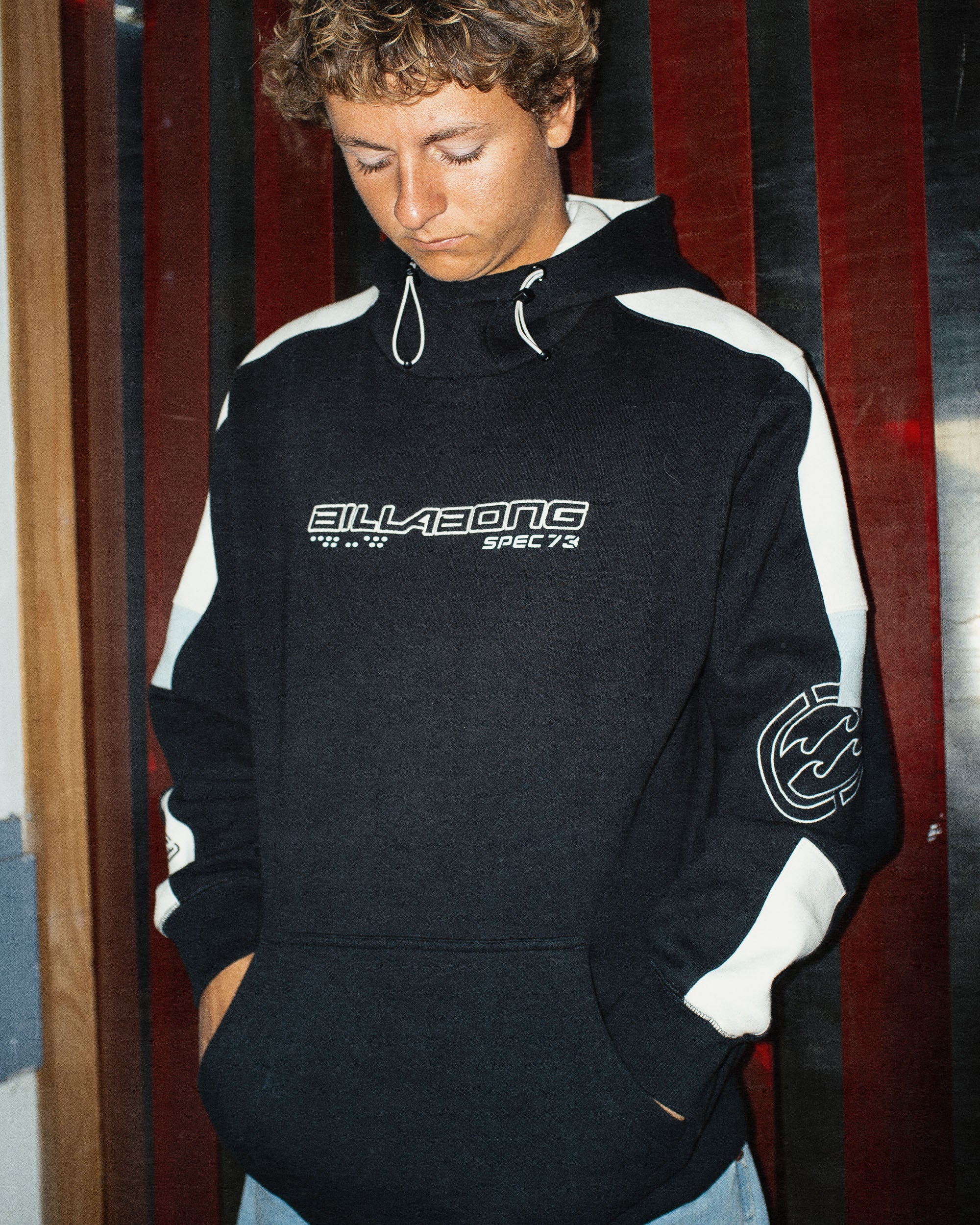 Mens Spec 73 Pop Mock Pullover Hoodie – Billabong AU