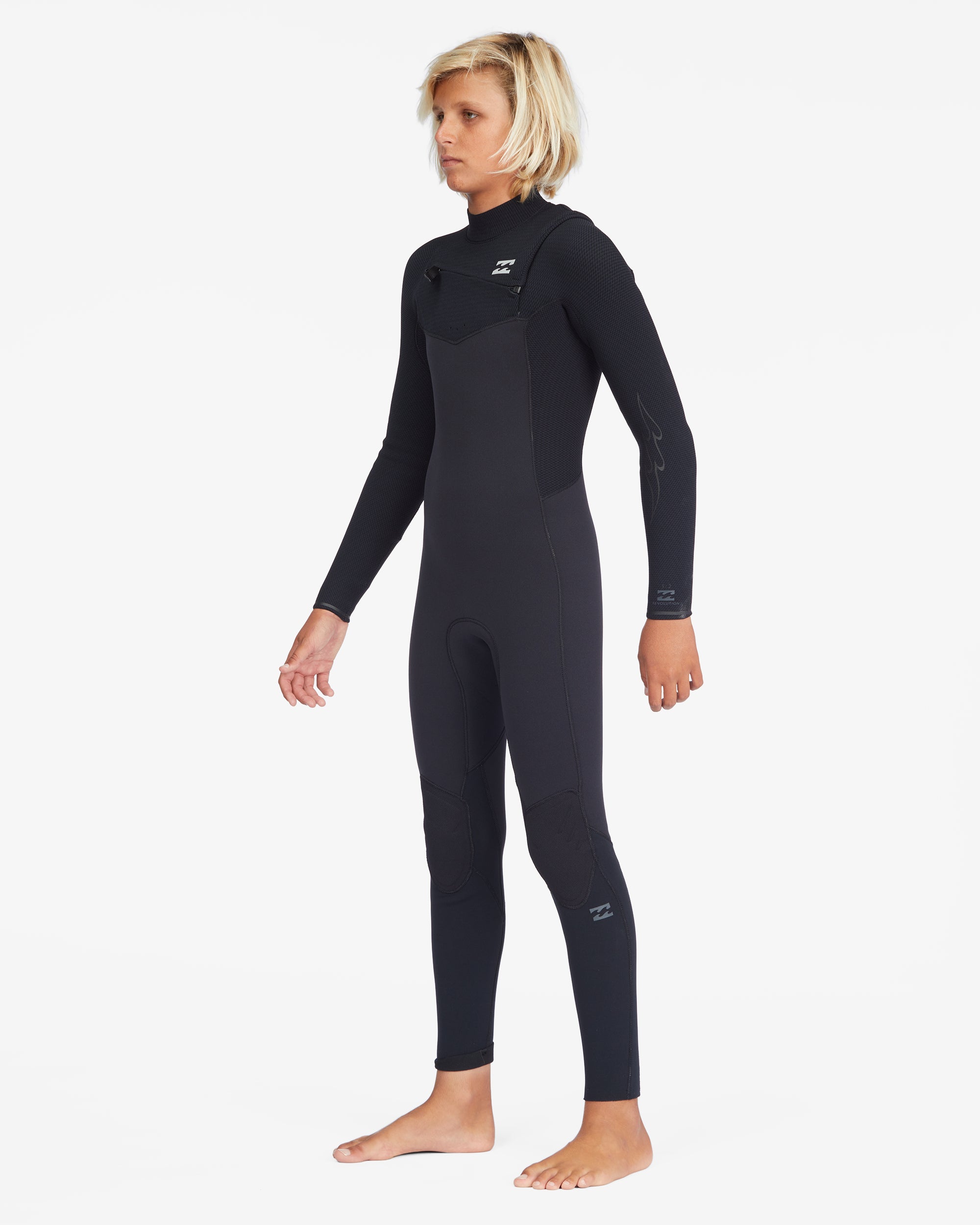 Boys 6-16 3/2mm Revolution Chest Zip Wetsuit – Black – Billabong AU