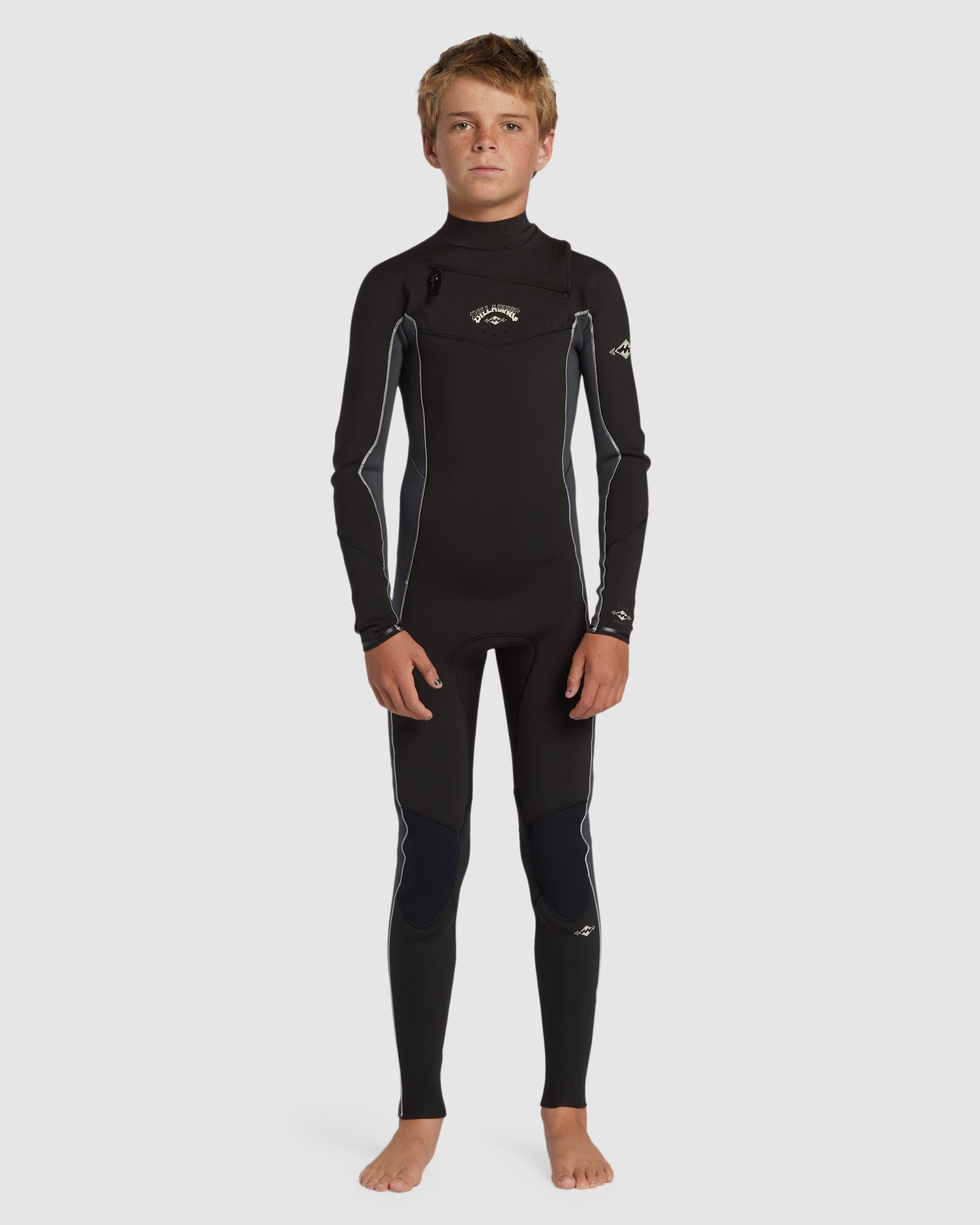Boys 6-16 3/2mm Absolute Chest Zip Steamer Wetsuit