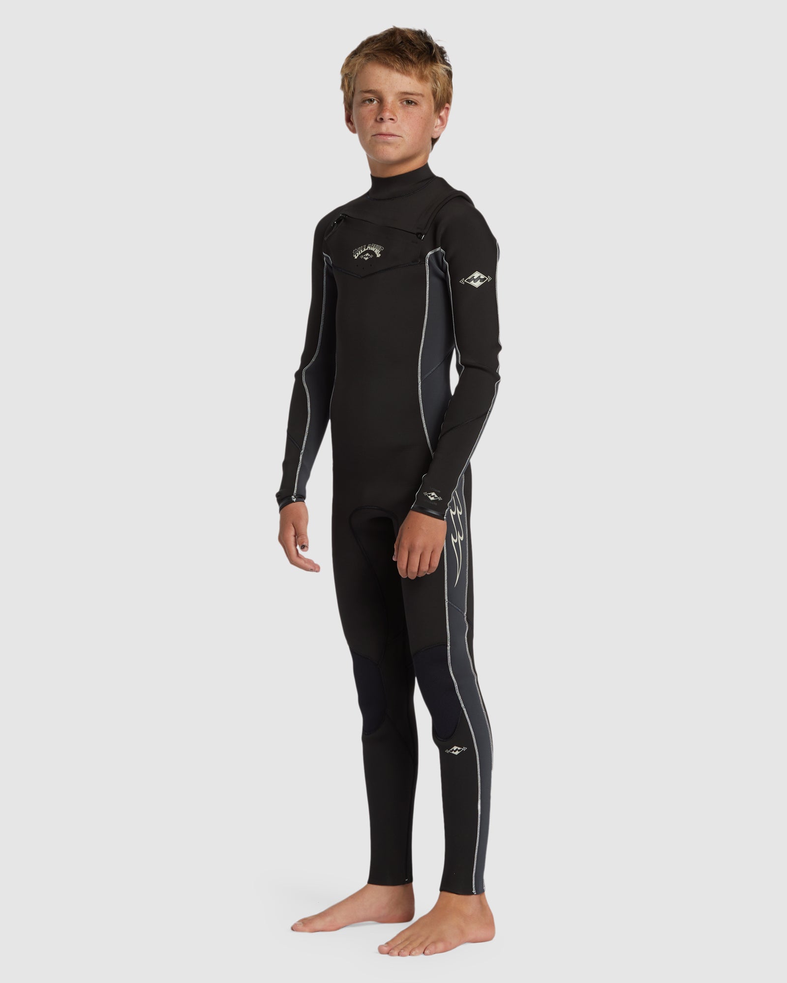Boys 6-16 3/2mm Absolute Chest Zip Steamer Wetsuit
