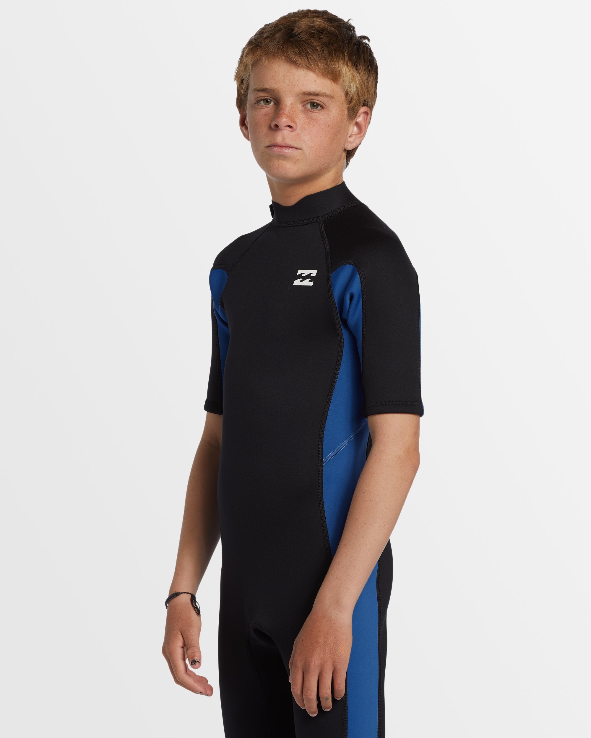 Boys 8-14 2/2 Foil Back Zip Springsuit