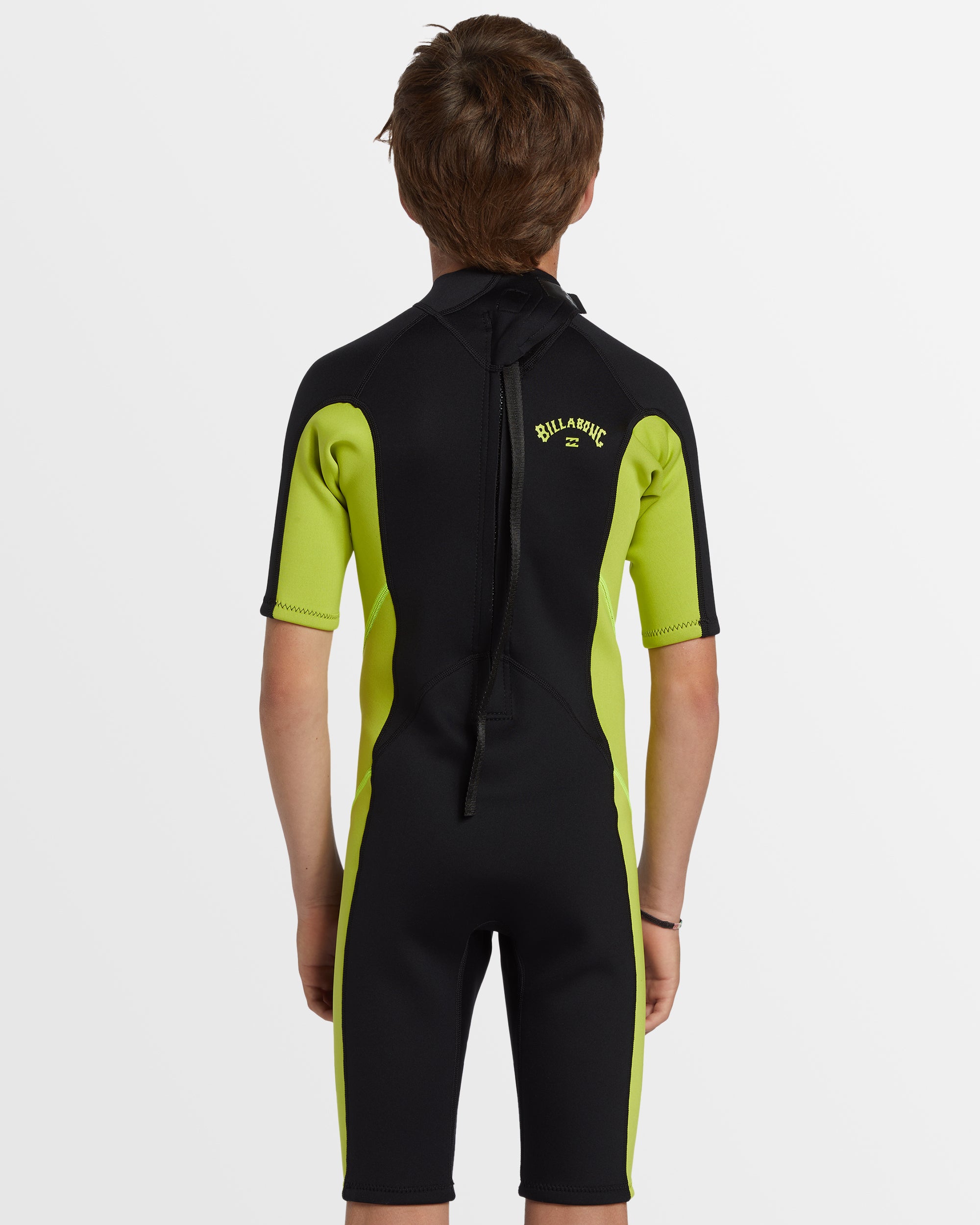 Boys 6-16 2/2 Foil Back Zip Springsuit