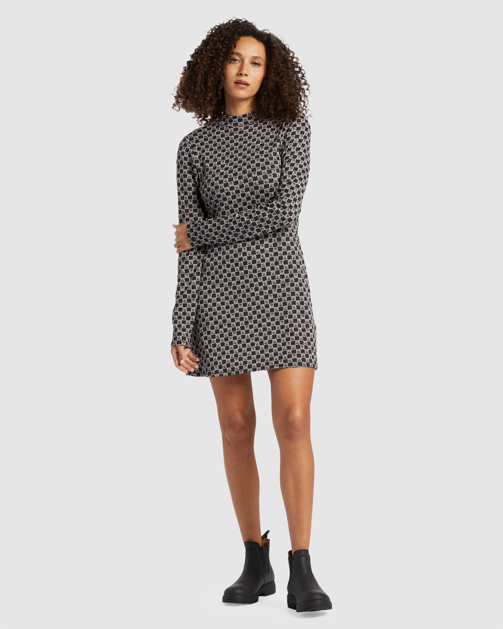 Womens Everleigh Mock Dress