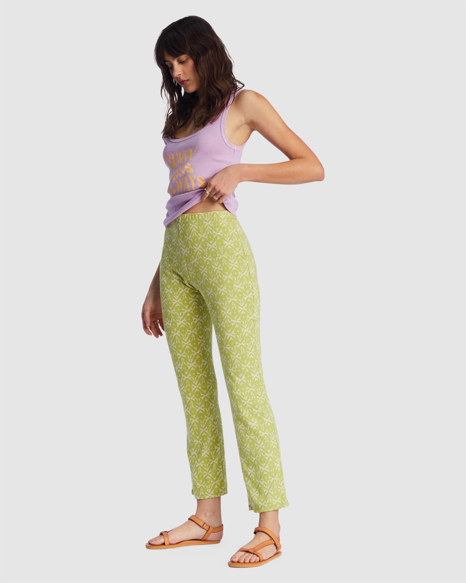 Womens Better Together Ankle Bootcut Knit Pants