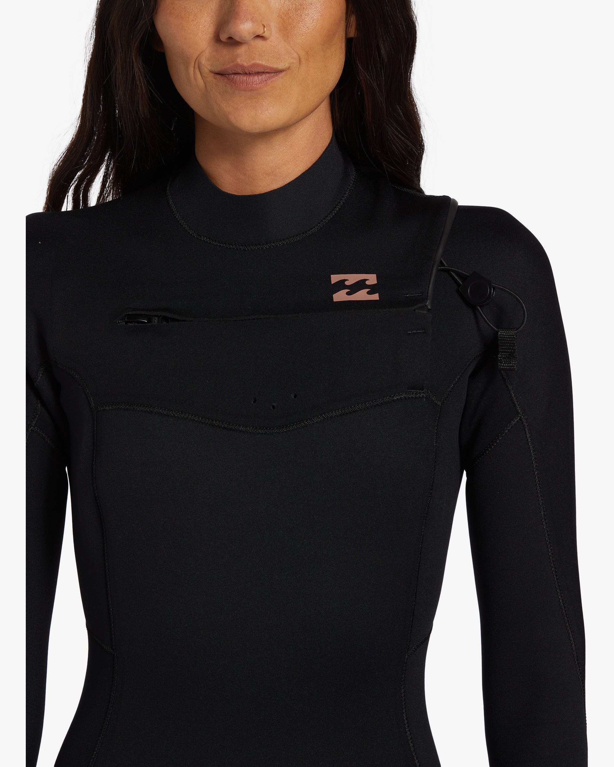 Womens 3/2mm Foil Chest Zip Wetsuit