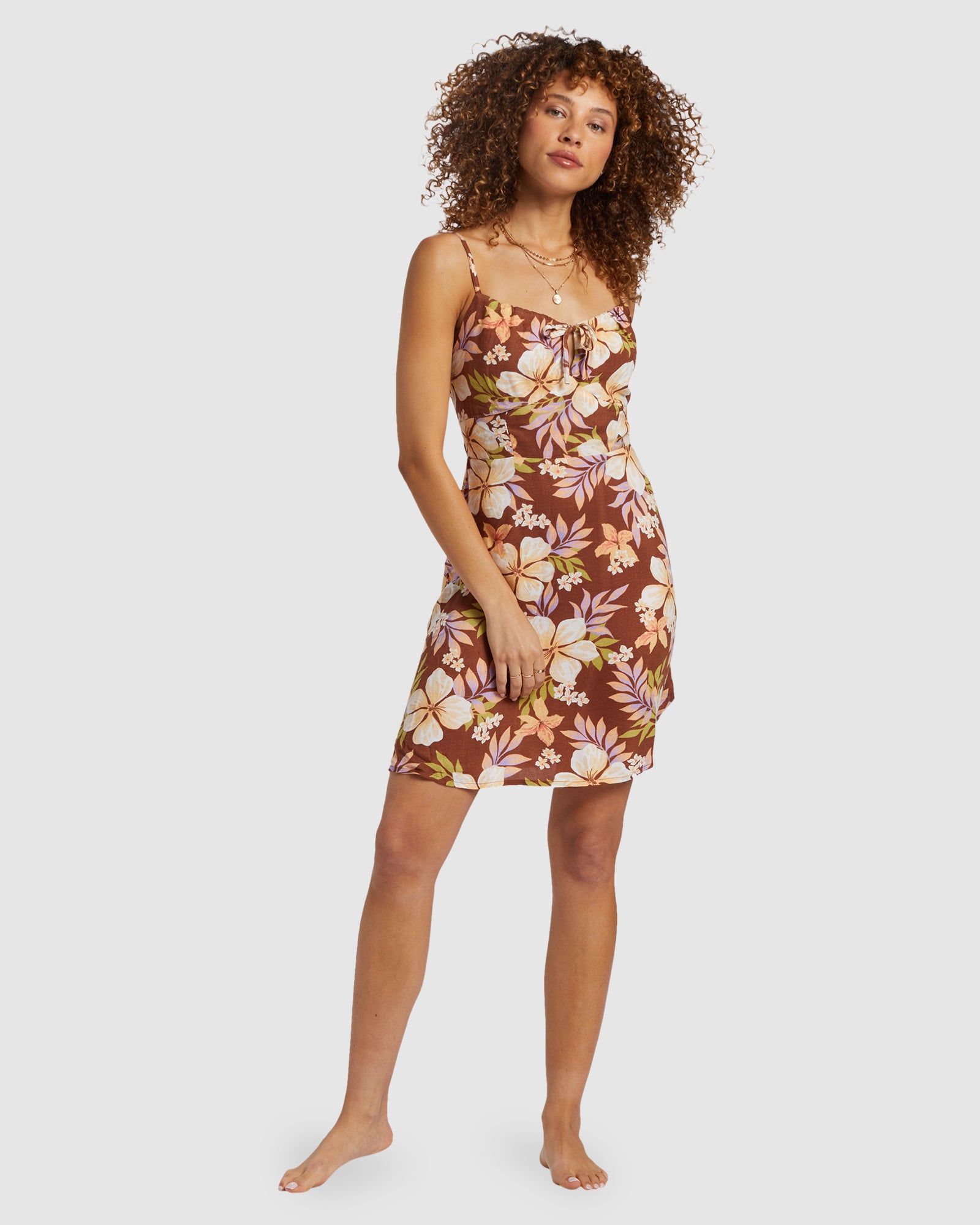 Womens Island Calling Mini Dress