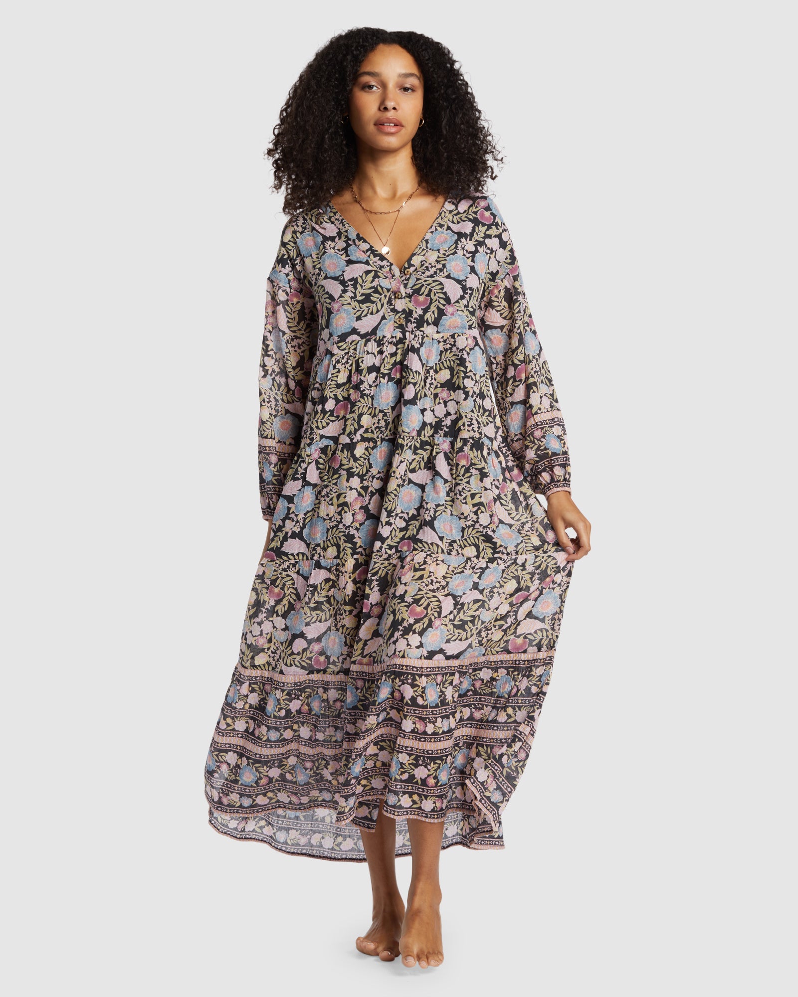 Womens Adore You Maxi Dress - BLACK SANDS | Billabong AU