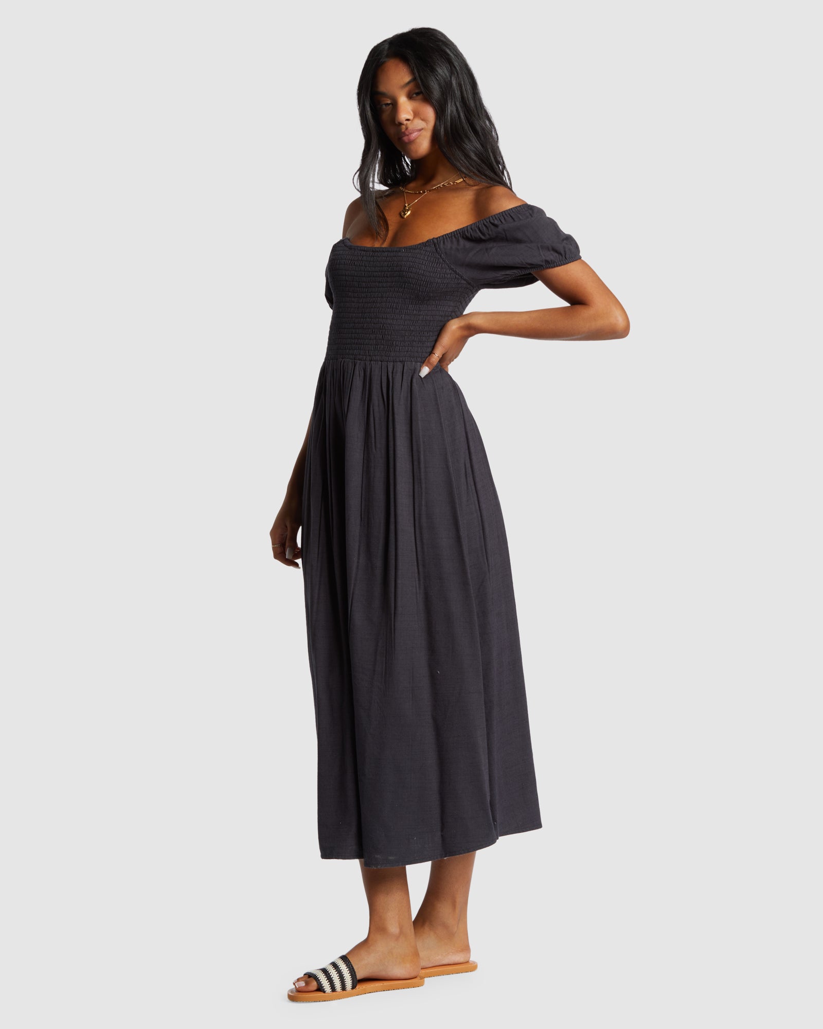 Womens Midnight Sky Midi Dress