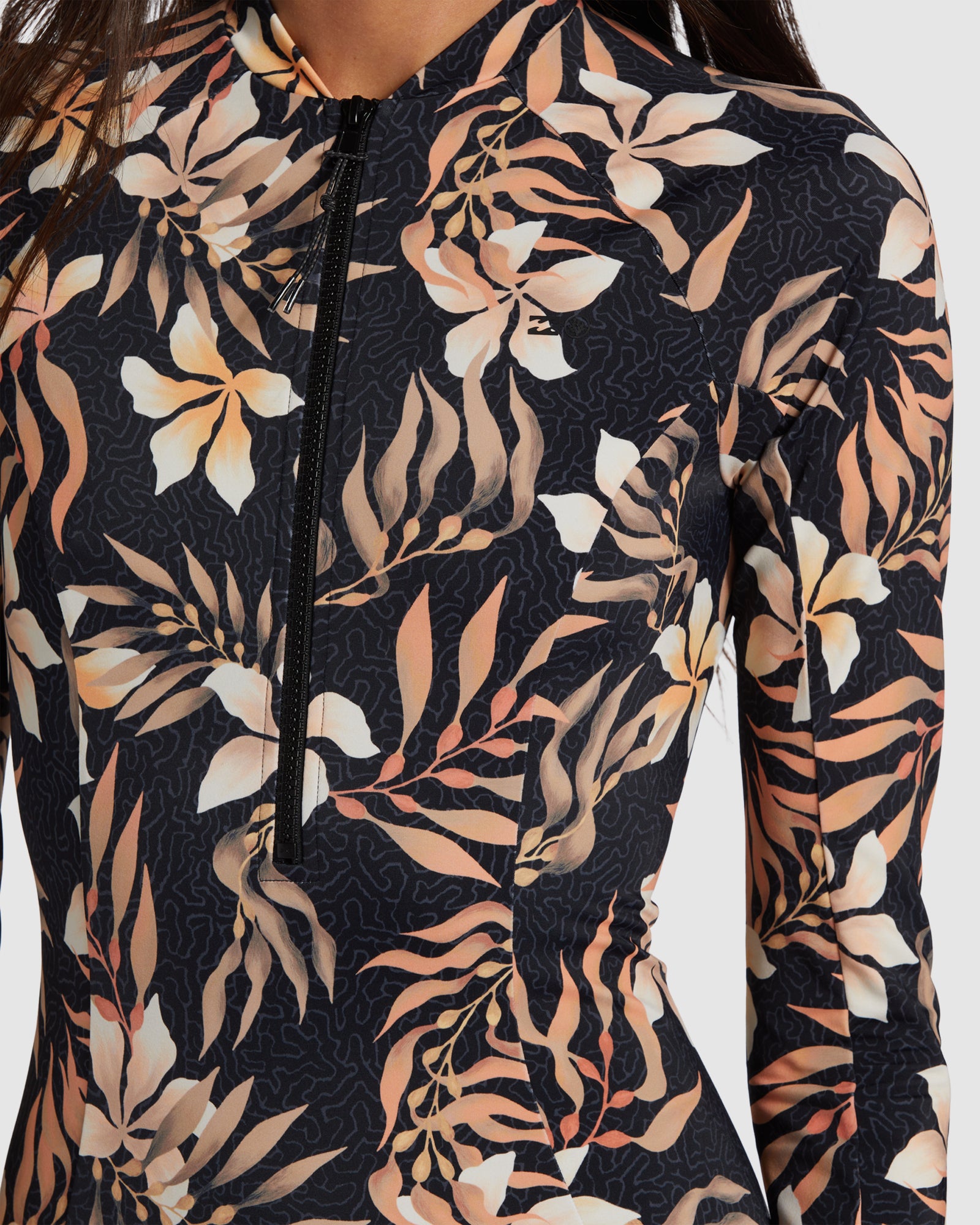 Womens Coral Gardeners Long Sleeve One Piece Rash Vest