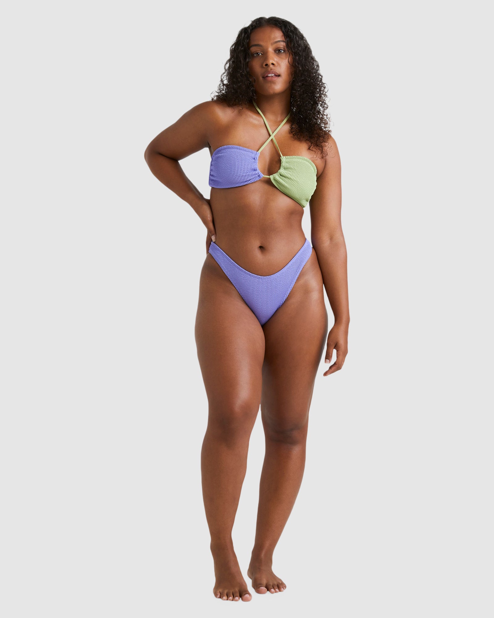 Womens Summer High Hike Bikini Bottom