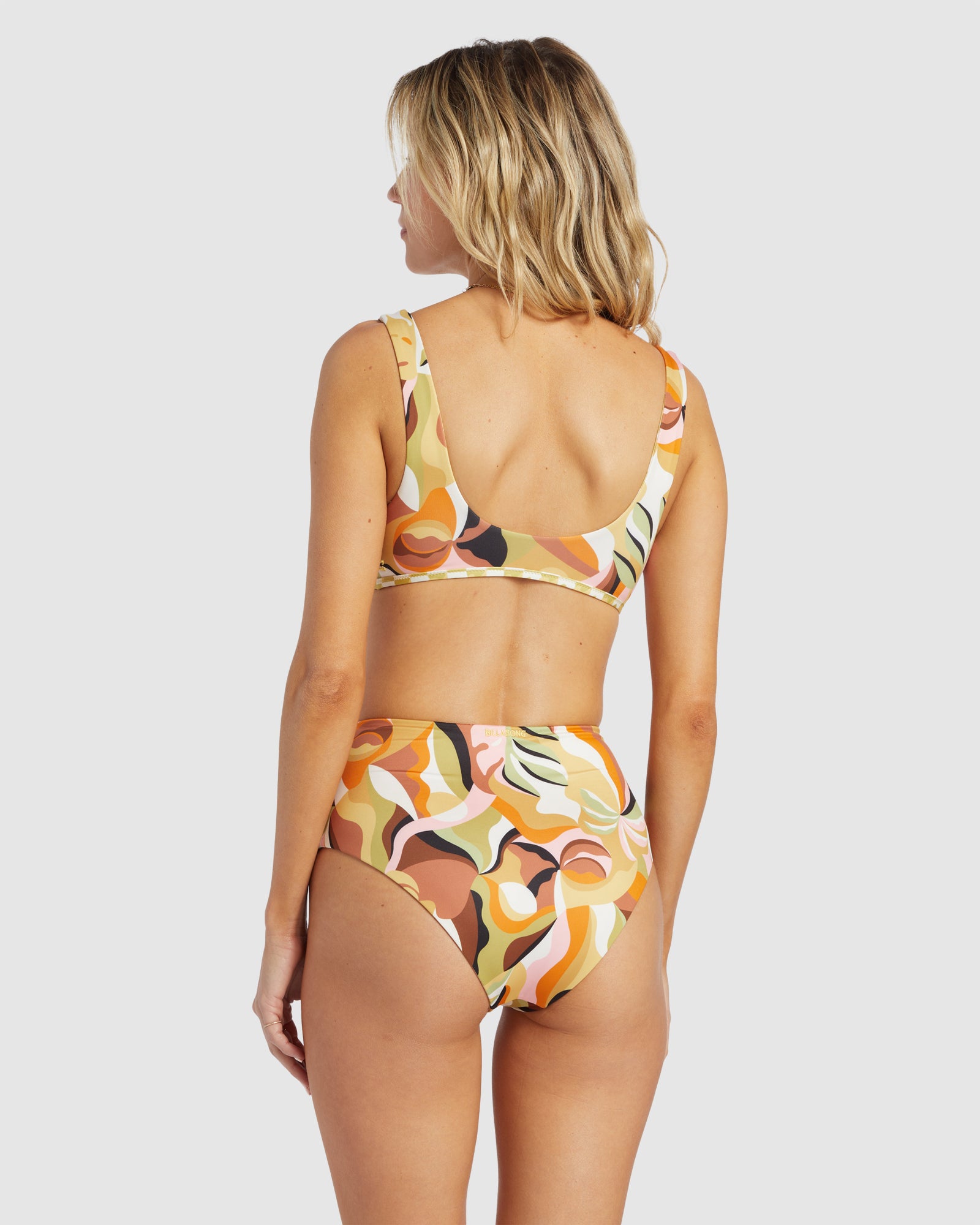 Womens Return To Paradise Reversible High Retro Bikini Bottom