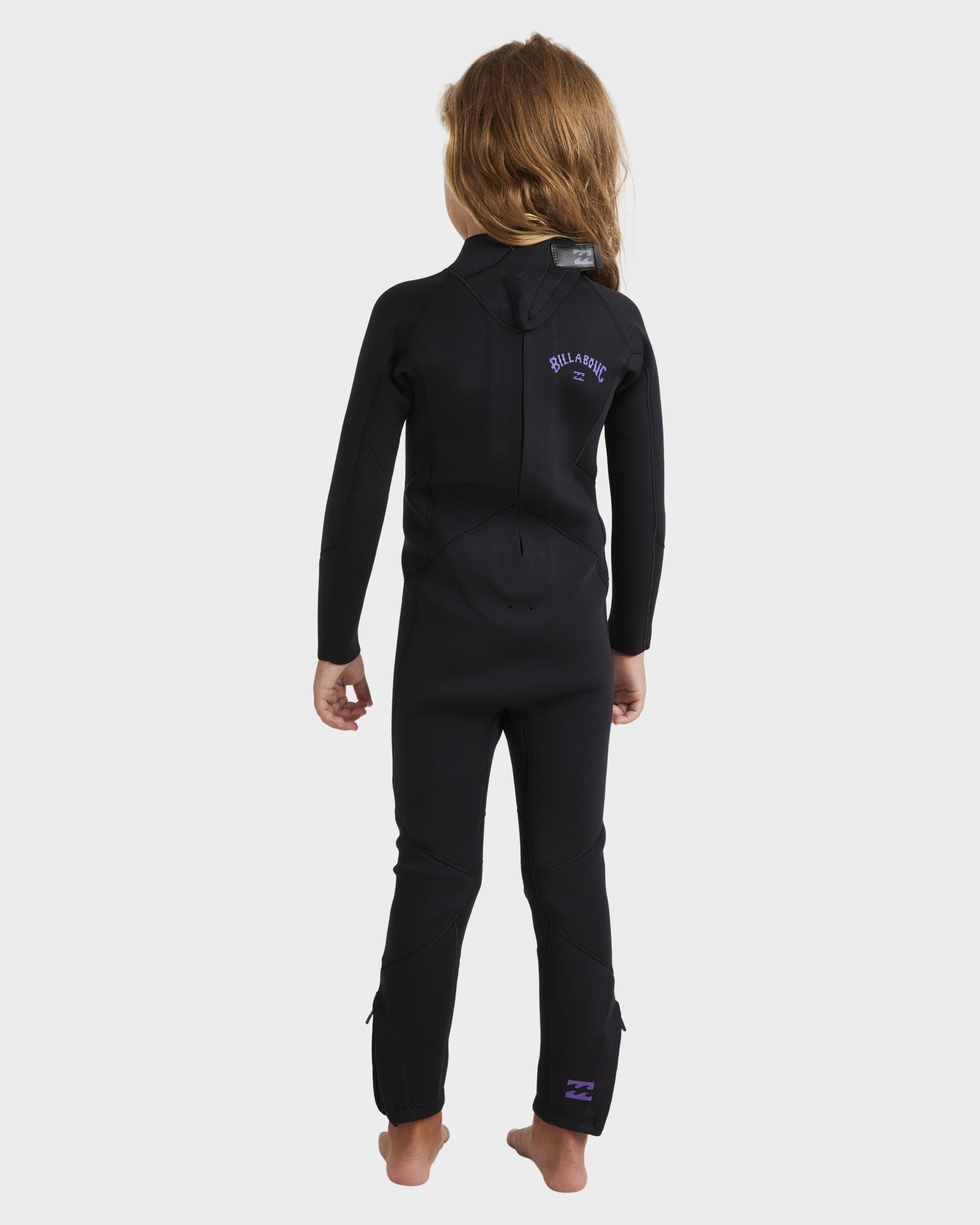 Girls 2-6 3/2mm Foil Back Zip GBS Steamer Wetsuit