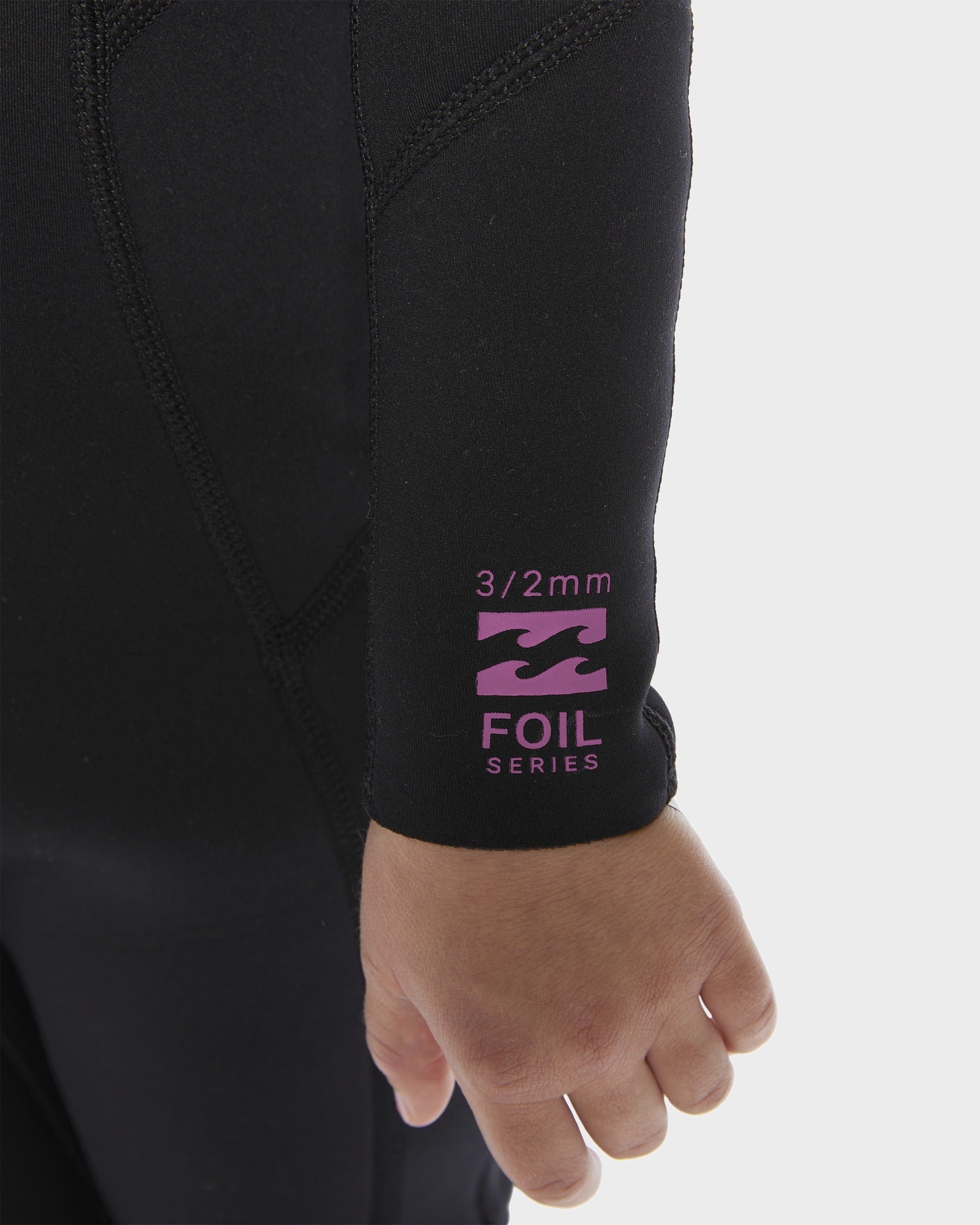 Girls 2-6 3/2mm Foil Back Zip GBS Steamer Wetsuit