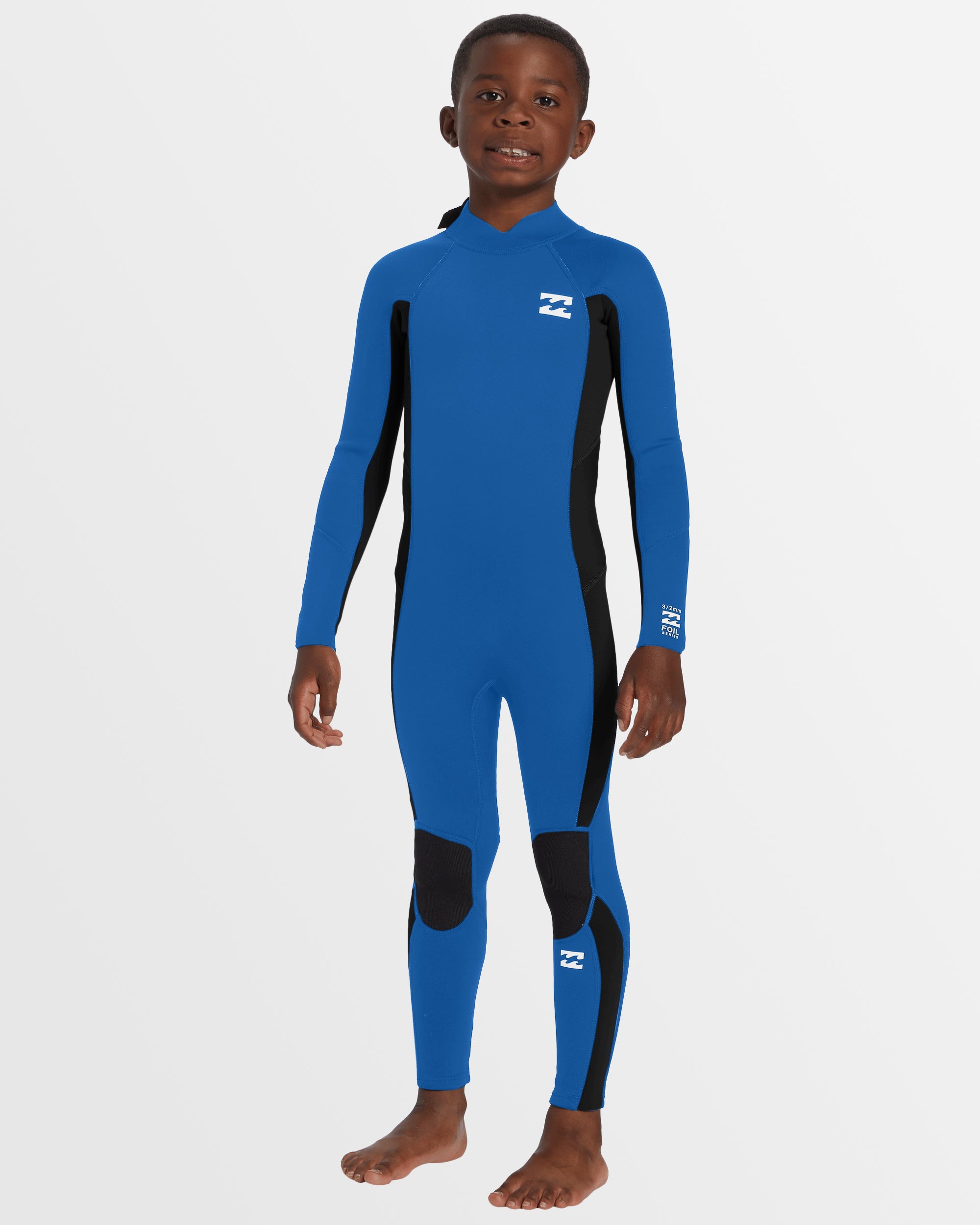 Boys 2-6 3/2mm Foil Back Zip Wetsuit – Mid Blue – Billabong AU