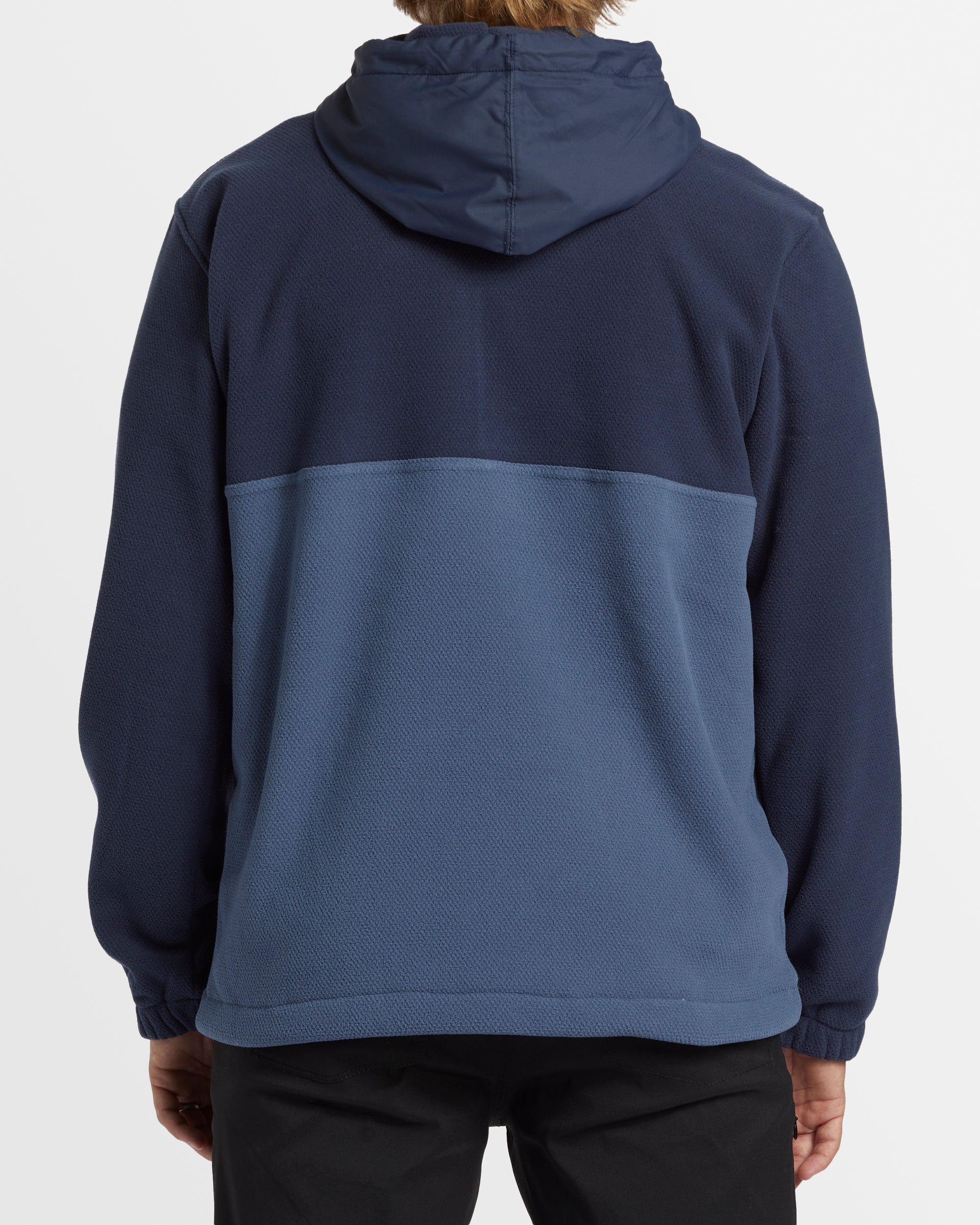 Mens A/Div Boundary Hooded Half Zip Fleece Pullover