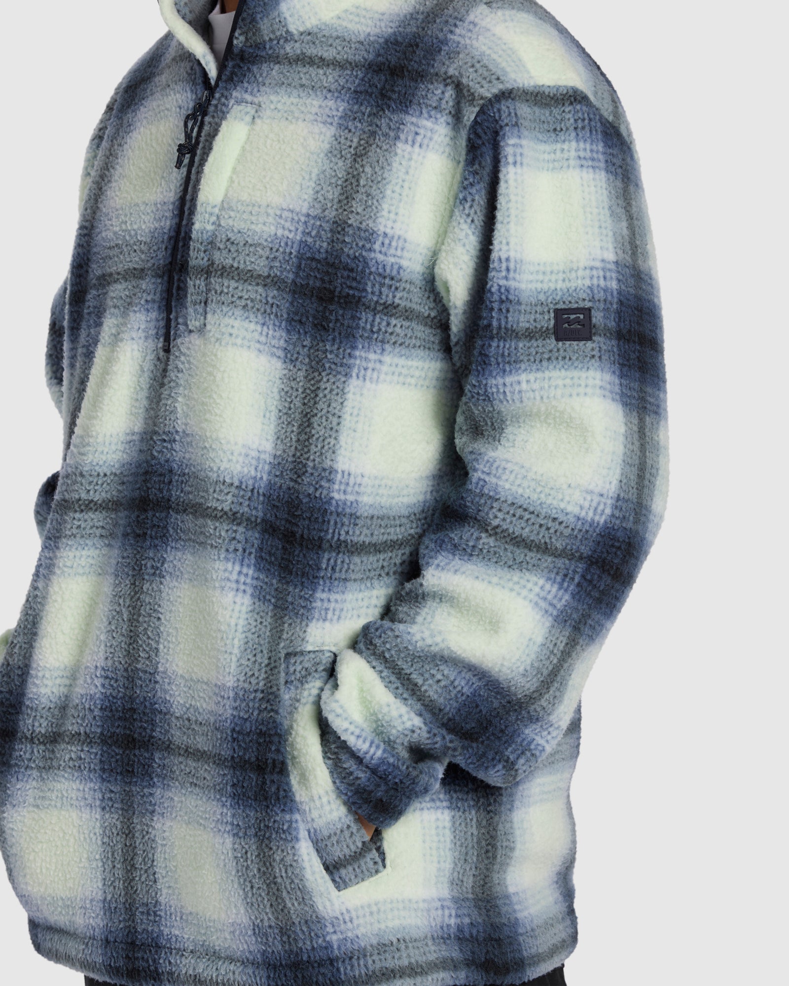 Mens A/Div Boundary Mock Neck Fleece Pullover