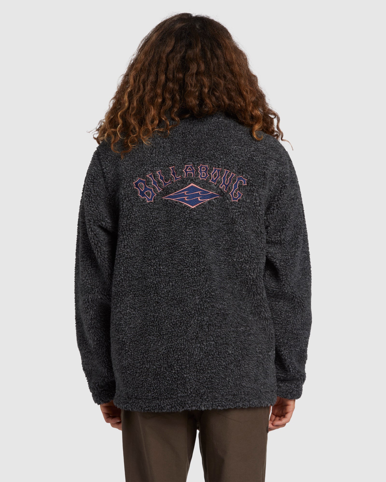 Mens A/Div Boundary Tombstone Mock Neck Fleece Pullover