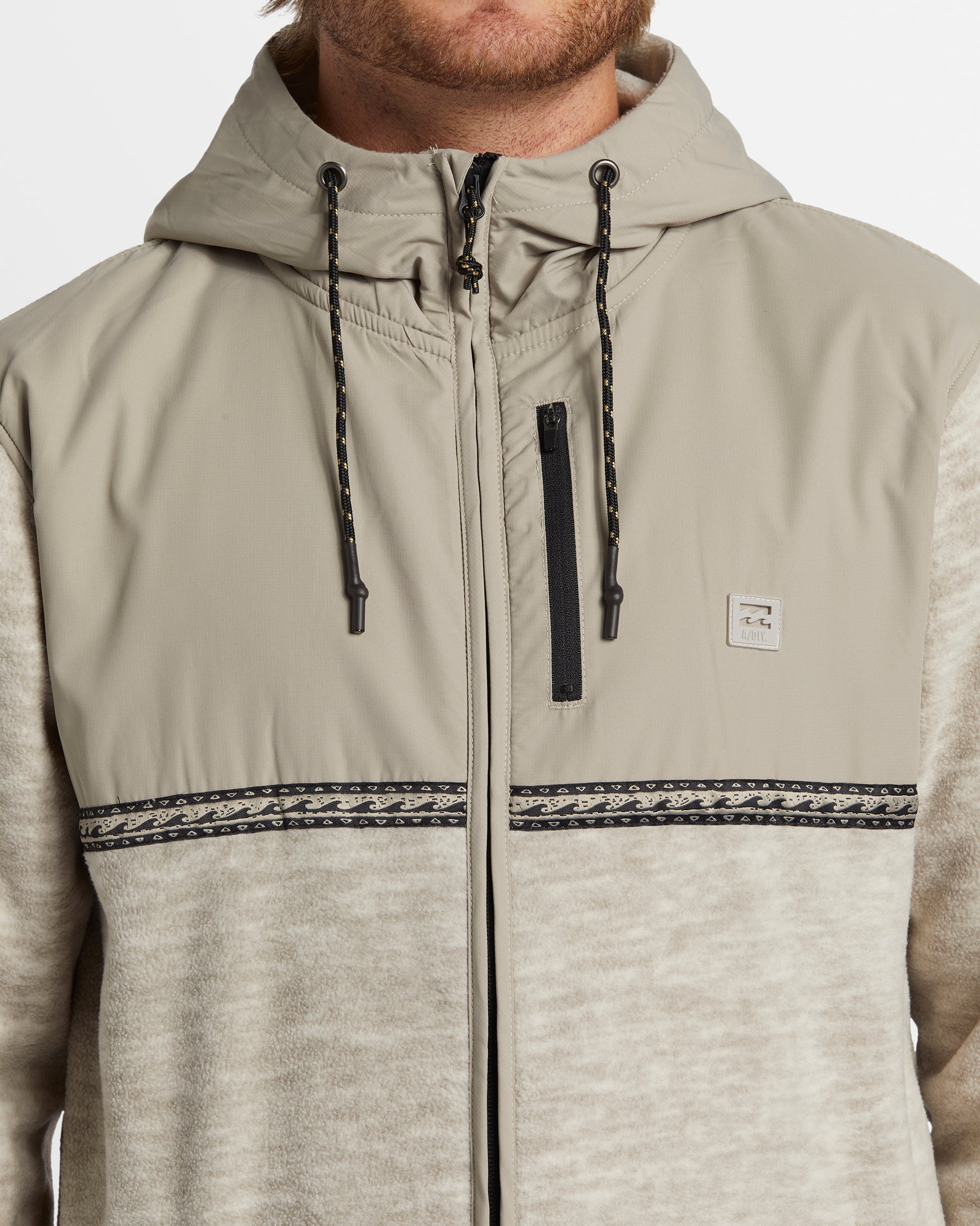 Mens Boundary Lite Zip Up Hoodie