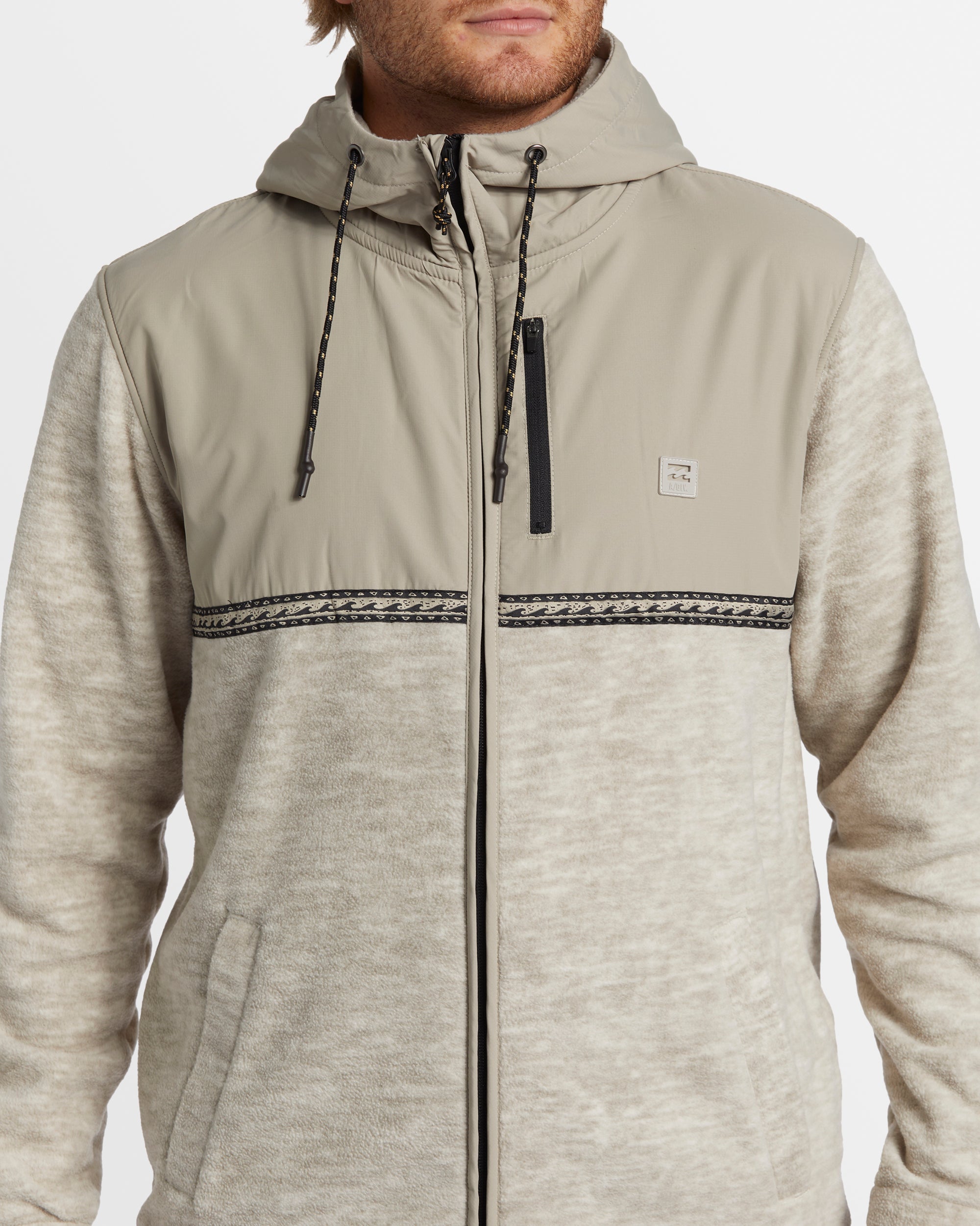 Mens Boundary Lite Zip Up Hoodie