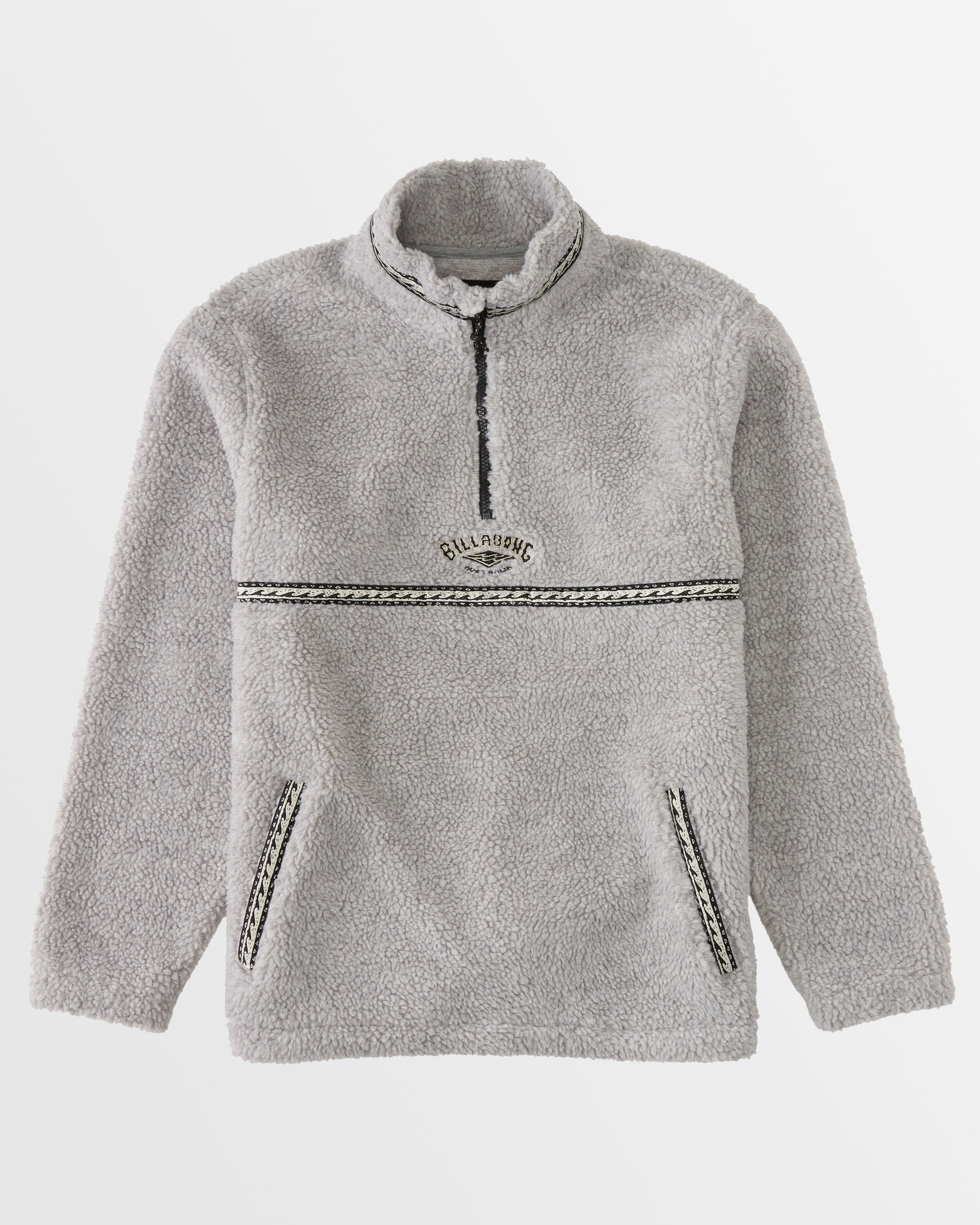 Mens A/Div Boundary Mock Neck Fleece Pullover