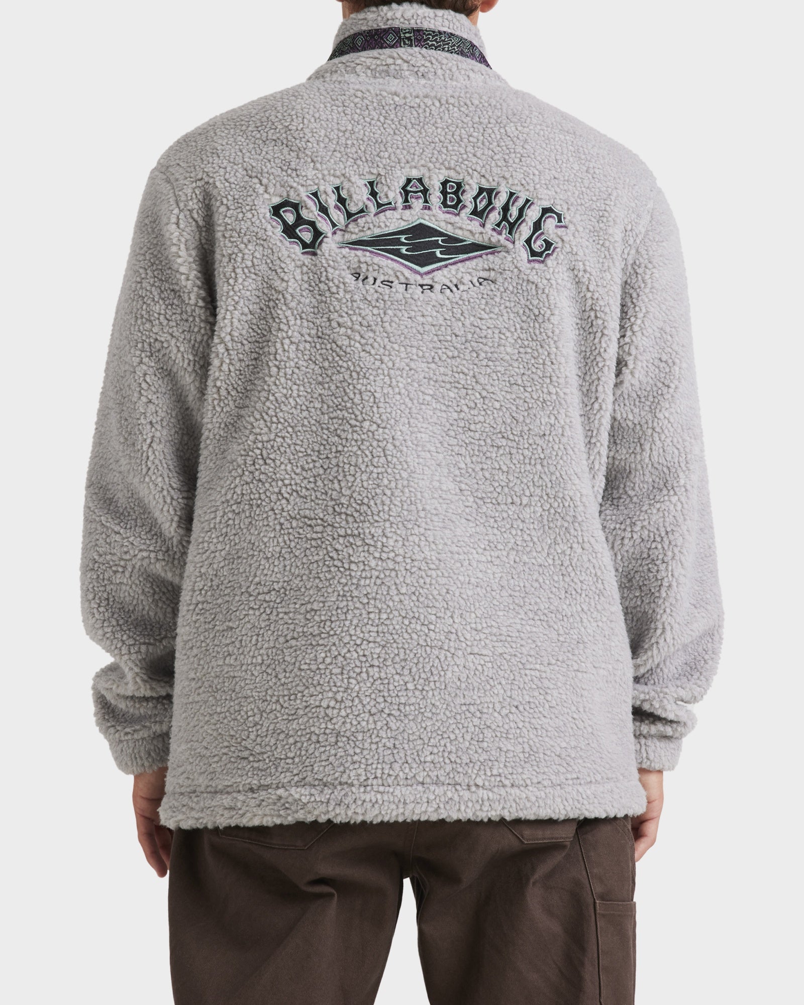 Mens Boundary Tombstone Half Zip Fleece Pullover