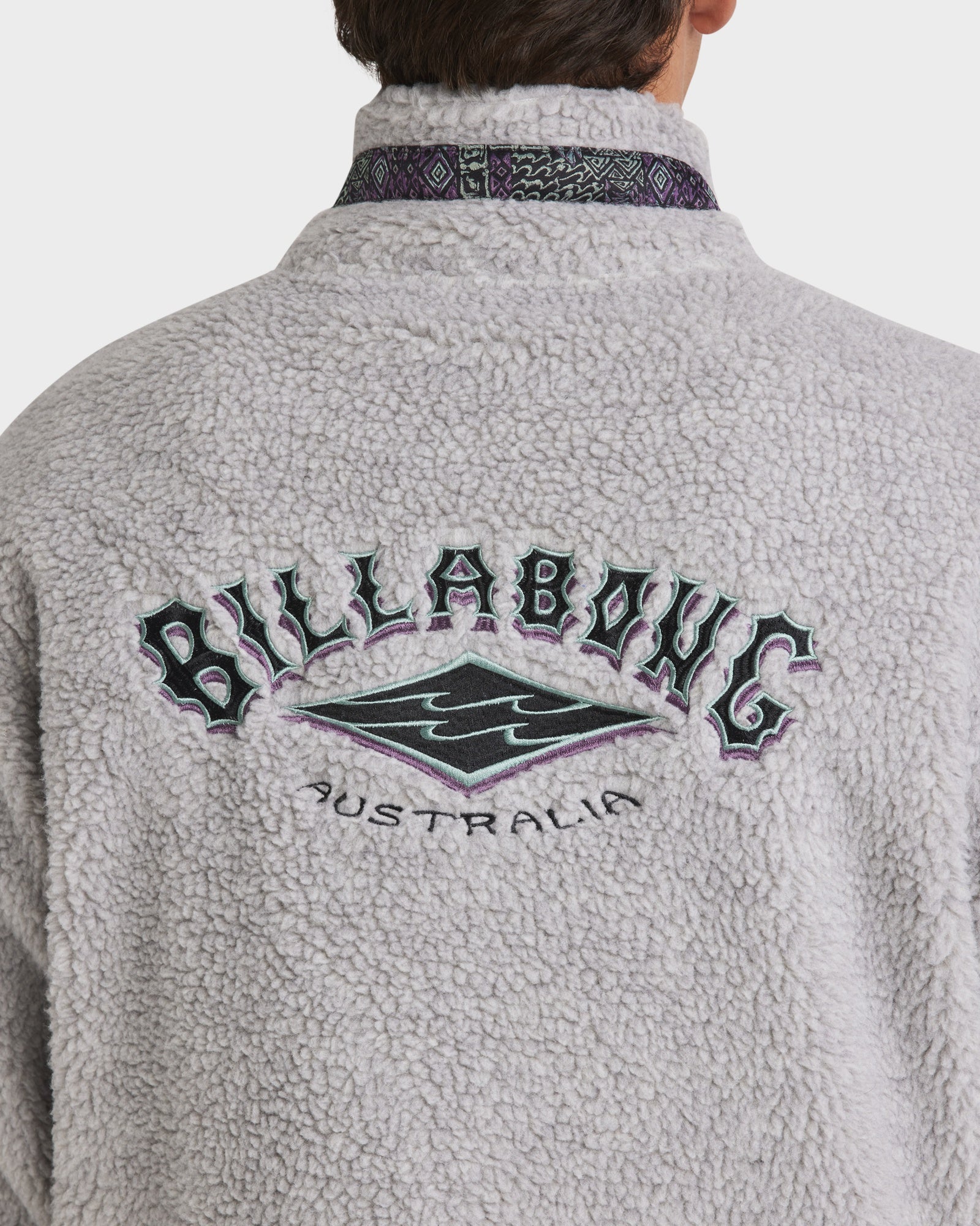 Mens Boundary Tombstone Half Zip Fleece Pullover