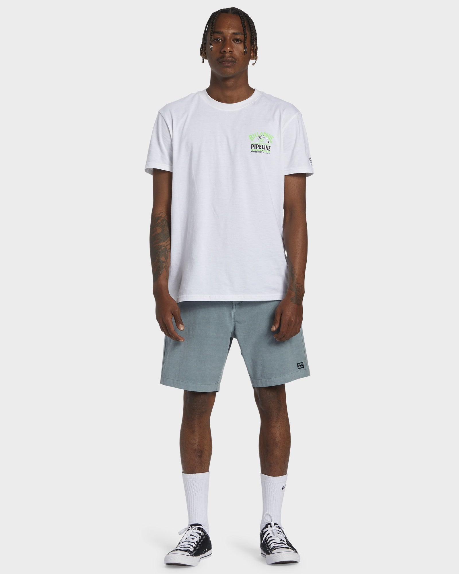 Mens Crossfire Wave Washed 18" Hybrid Shorts