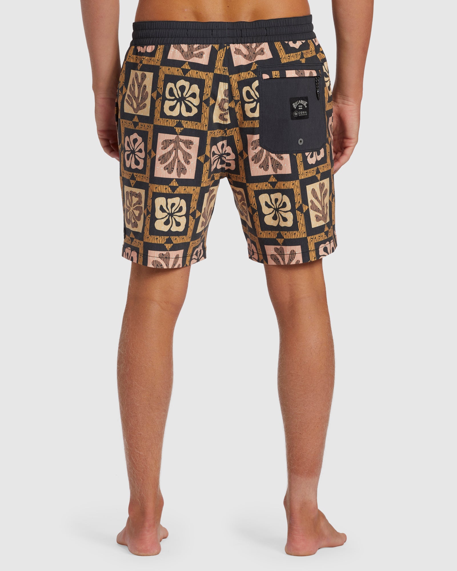 Mens Tiki Reef Layback Boardshorts