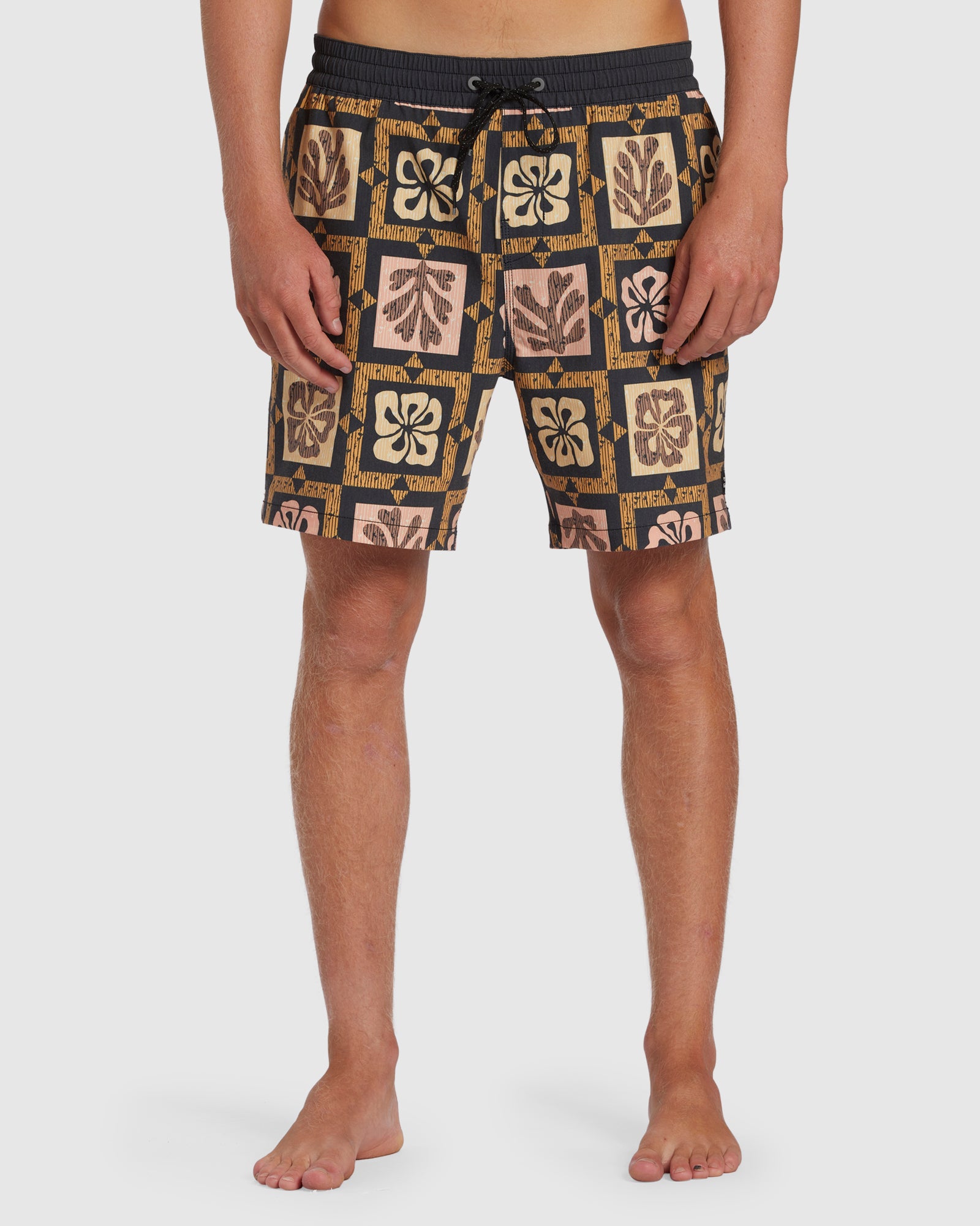 Mens Tiki Reef Layback Boardshorts