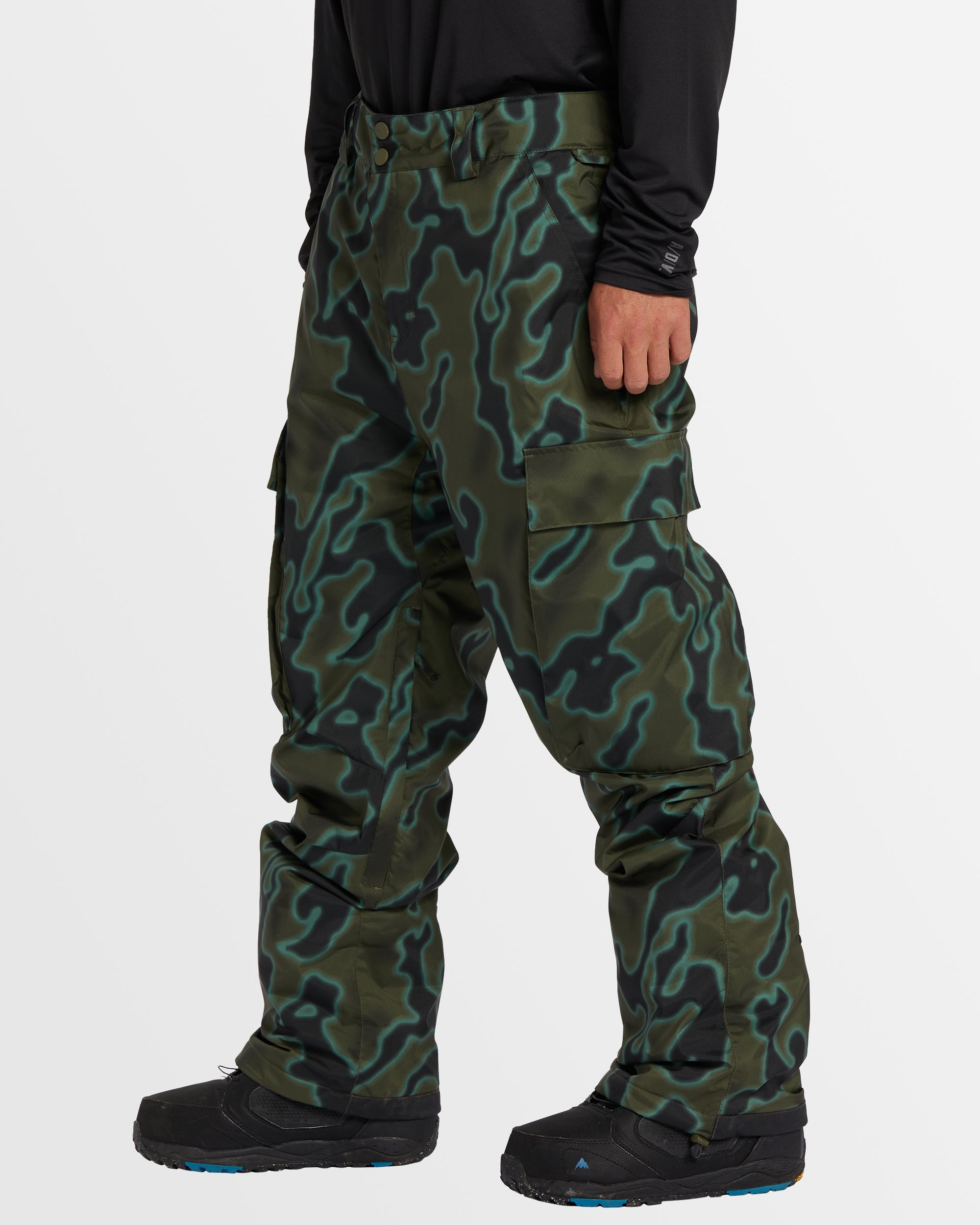 DAN ダン Snow Camo Trousers - Black DAN ダン Snow Camo Trousers - Black Gerry MenÃ¢â‚¬â„¢s Snow