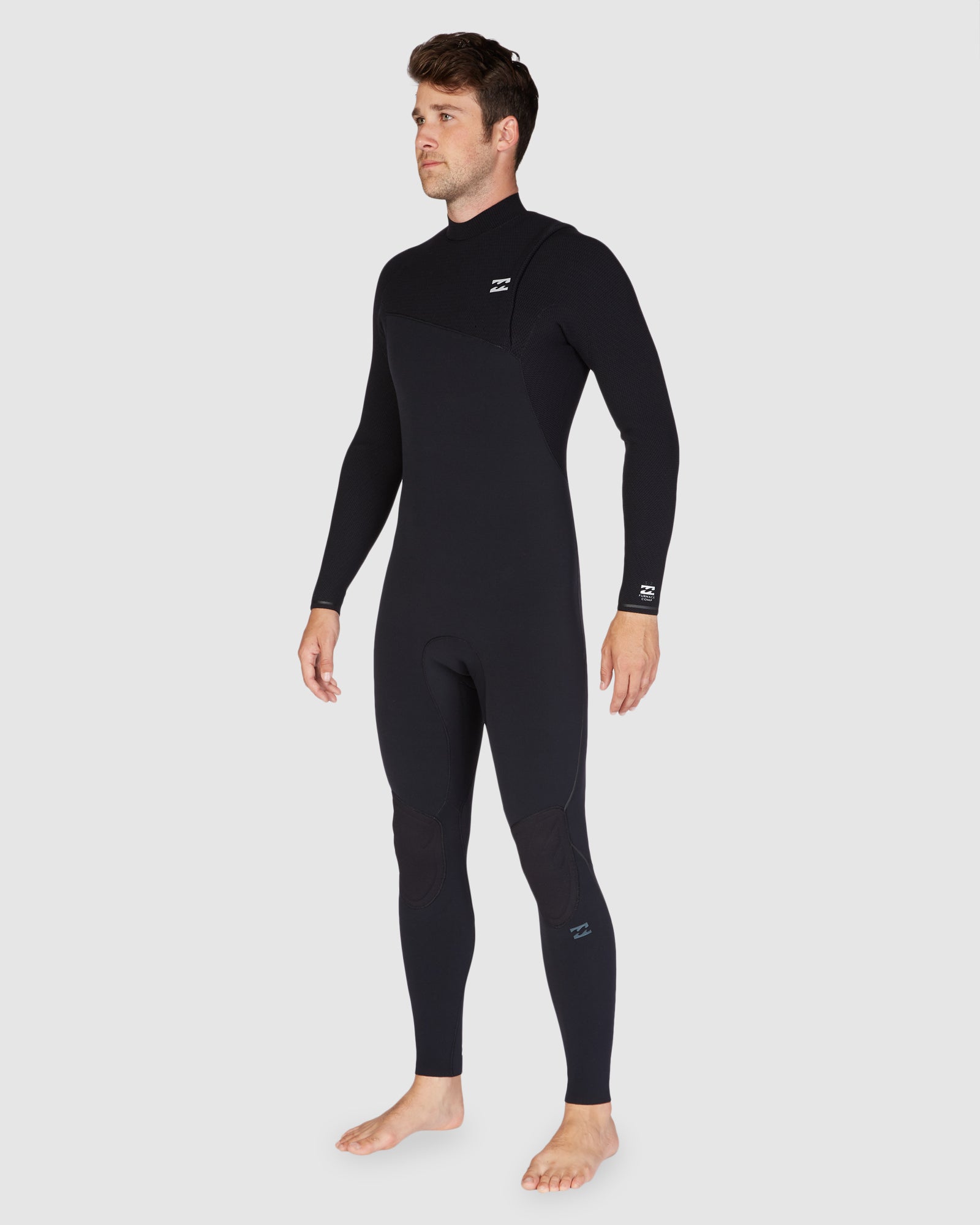 Mens 4/3mm Furnace Comp Chest Zip Steamer Wetsuit