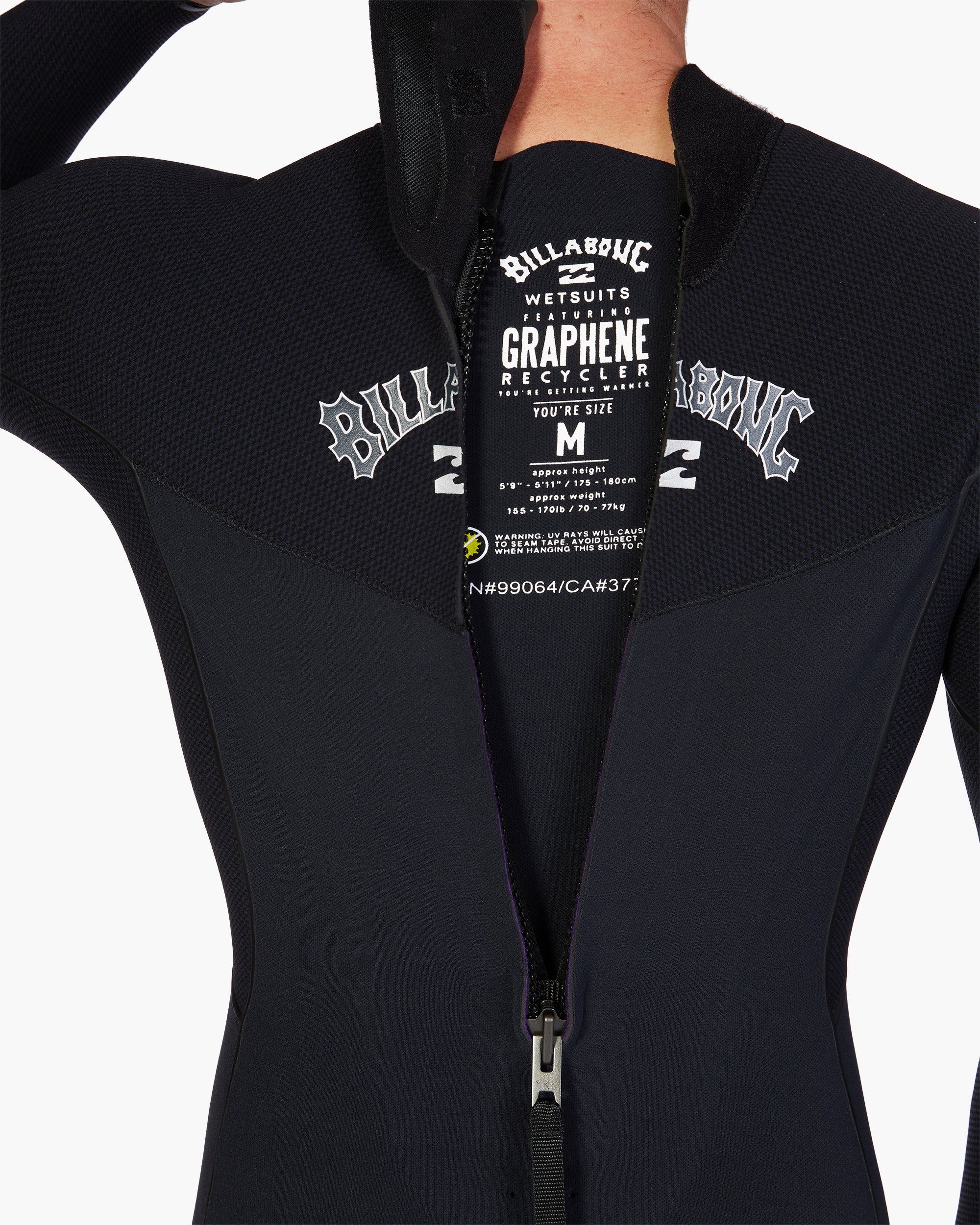 Mens 4/3mm Furnace Comp Back Zip Steamer Wetsuit