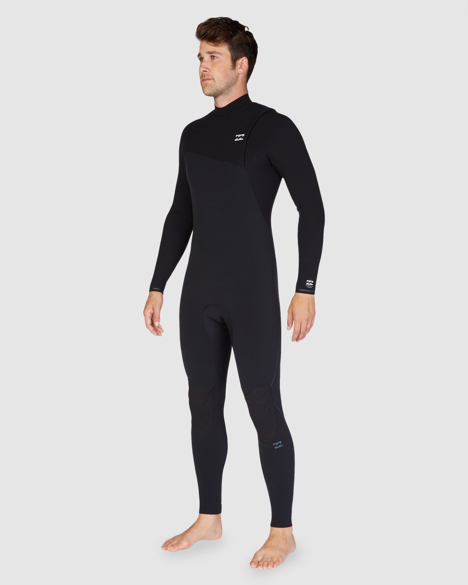 Mens 2/2 mm Furnace Comp Chest Zip Steamer Wetsuit – Billabong