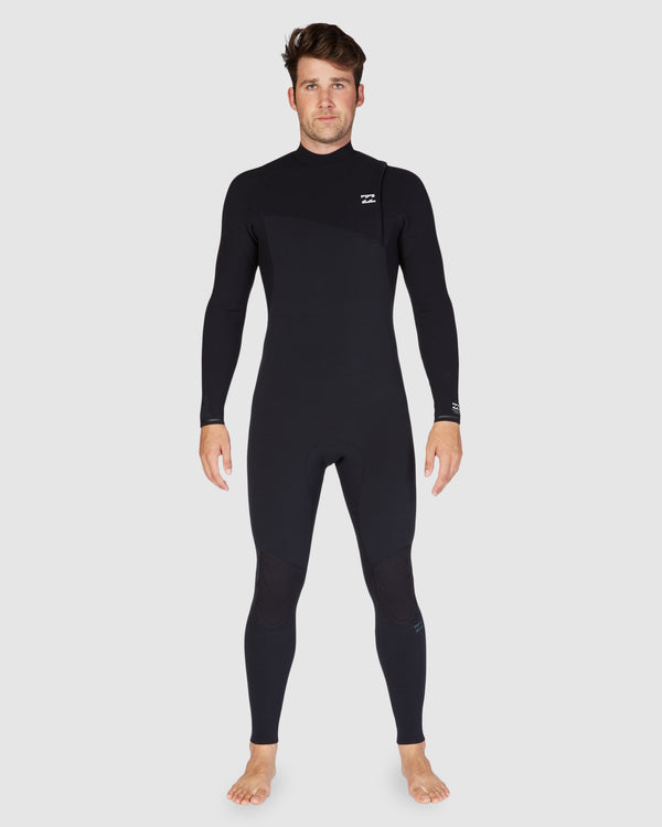 Mens 2/2 mm Furnace Comp Chest Zip Steamer Wetsuit