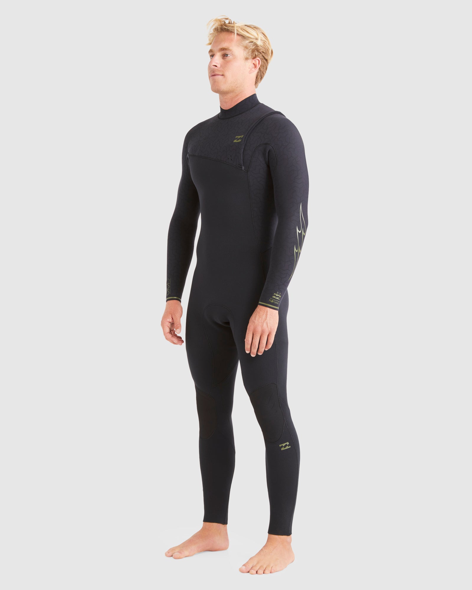 Mens 3/2mm Revolution Natural Zipperless Steamer Wetsuit