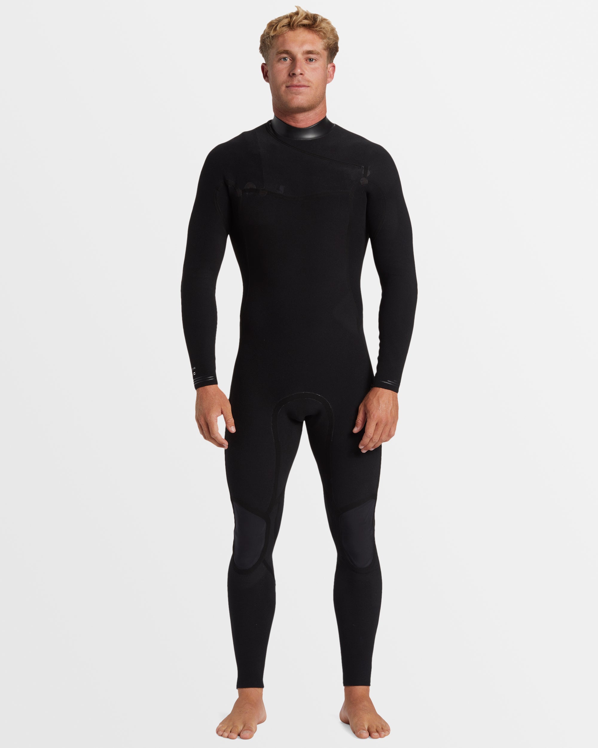 Mens 3/2mm Revolution Natural Chest Zip Wetsuit – Black – Billabong AU