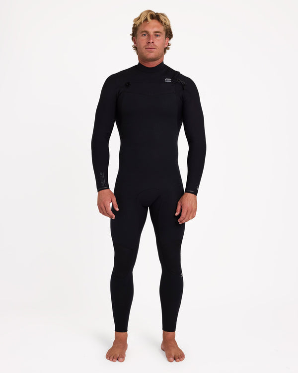 Mens 4/3 Furnace Revo Chest Zip Steamer Wetsuit