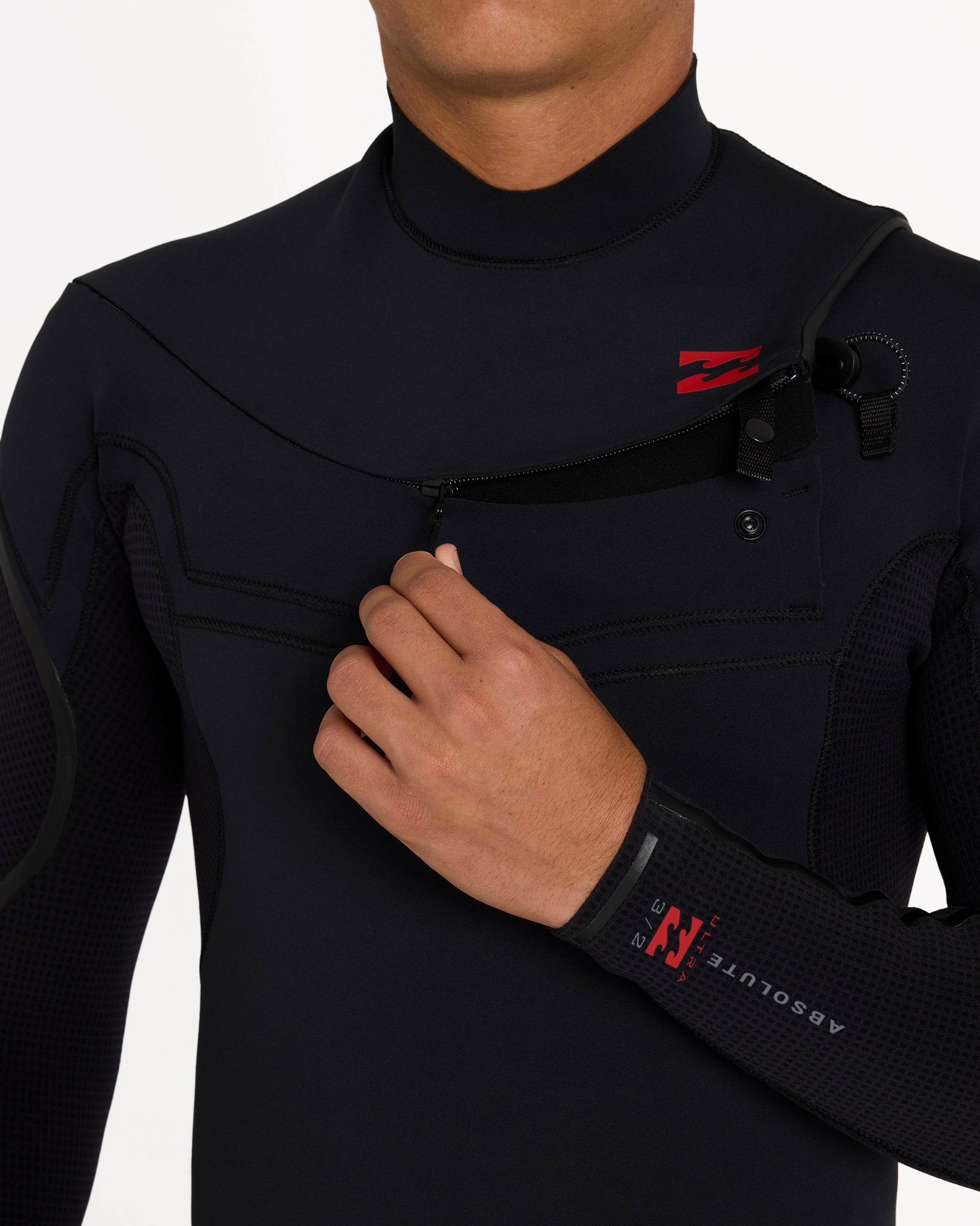 Mens 3/2 mm Absolute Ultra Chest Zip Steamer Wetsuit – Billabong