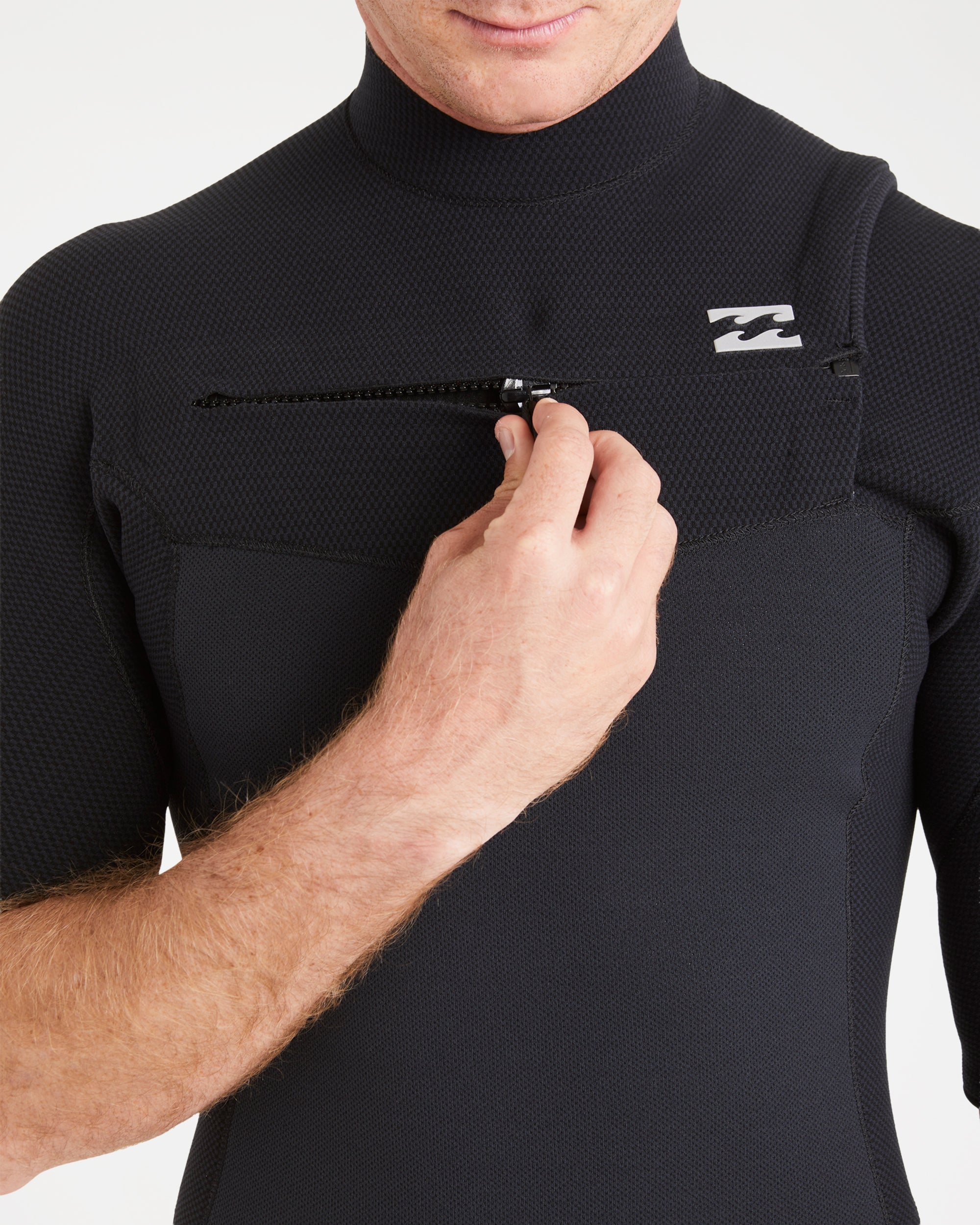Mens 2/2mm Revo Natural Chest Zip Short Sleeve Fullsuit