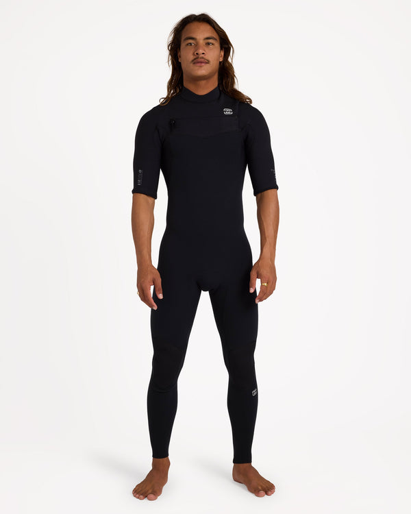 Mens 2/2 mm Furnace Revo Chest Zip Steamer Wetsuit