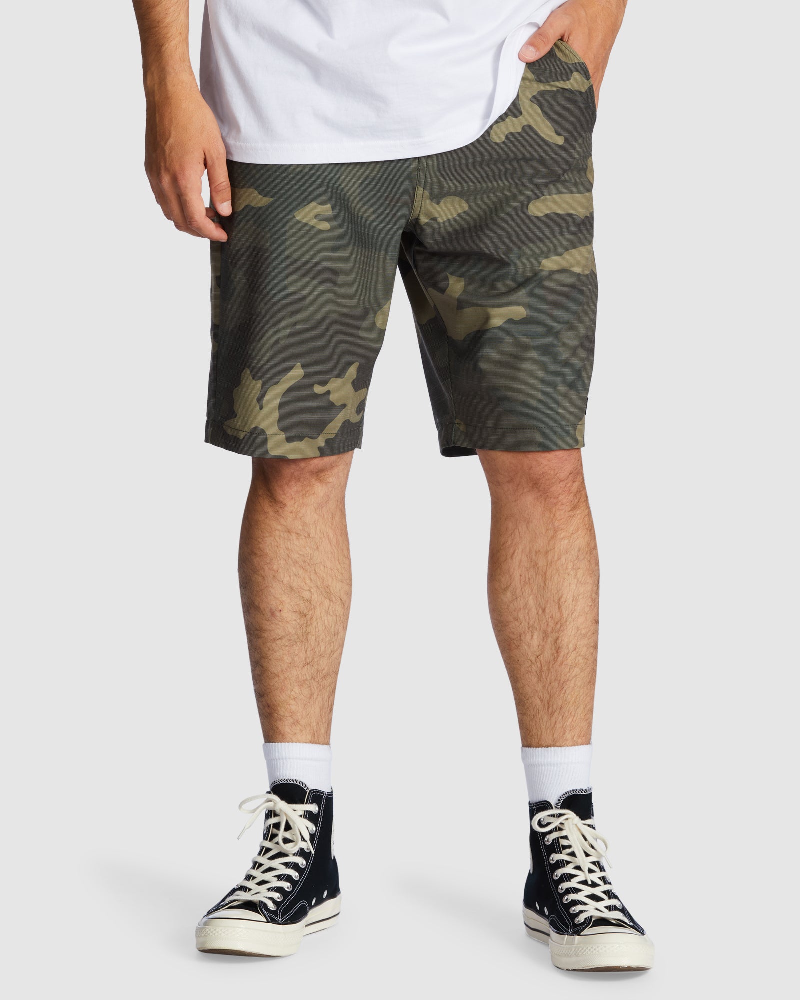 Mens Crossfire Slub Submersible 21" Shorts