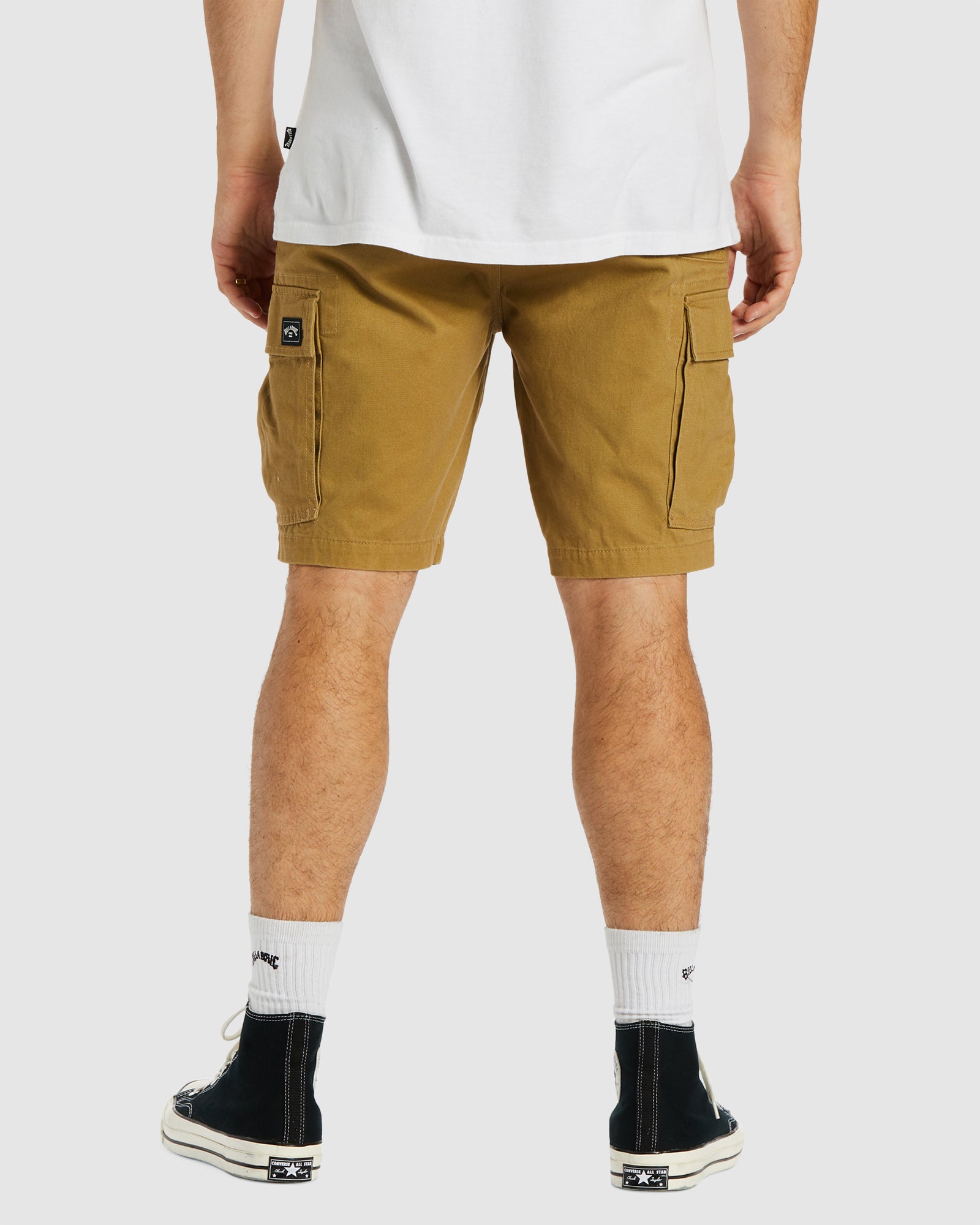 2 Pack Men's Fleece Combat Cargo Shorts - Summer Jogger Shorts With Elasticated Drawstring - UK