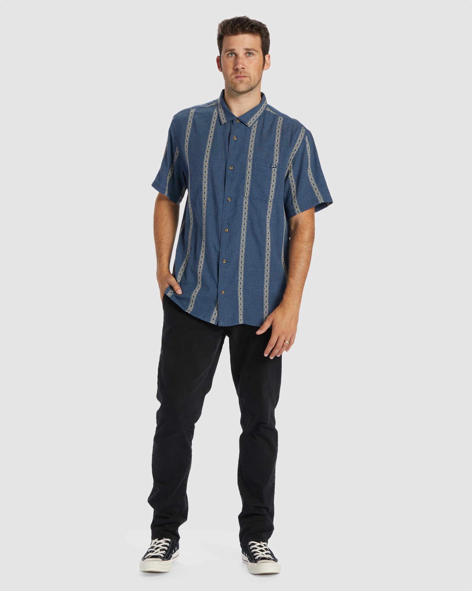 Mens Sundays Jacquard Shirt