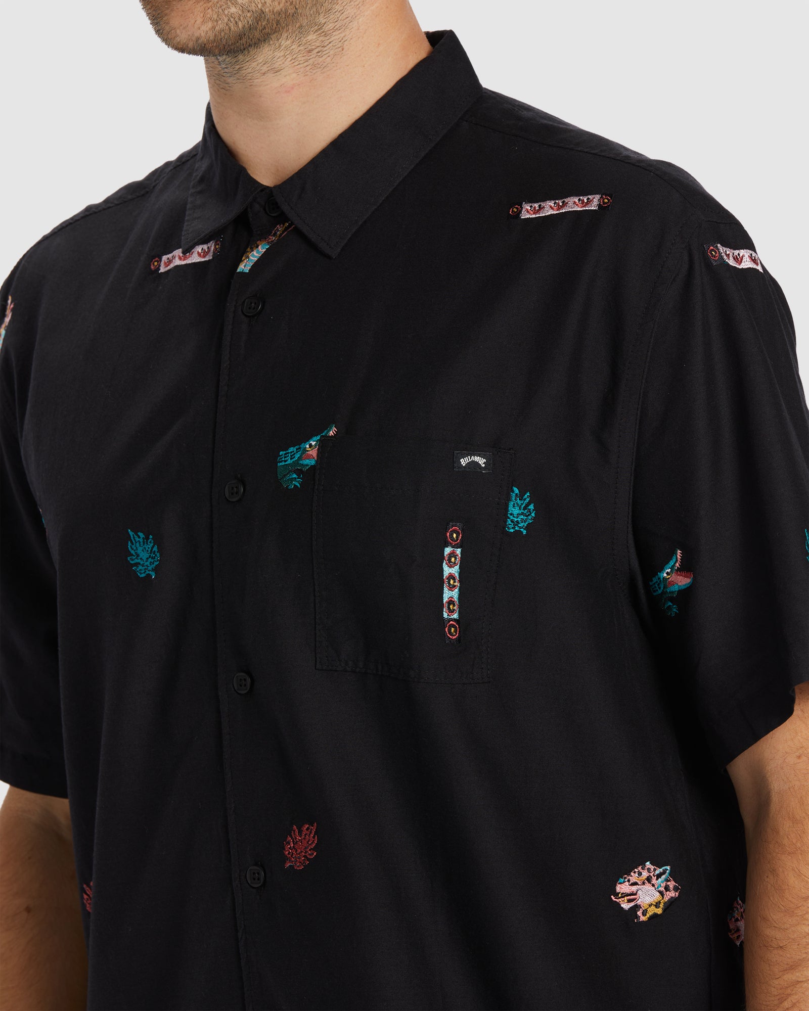 Mens Zeledon Emboriered Shirt