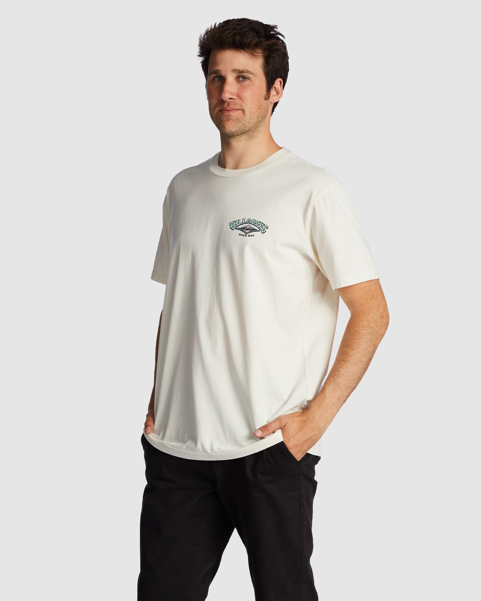 Mens Arch Wave Washed T-Shirt