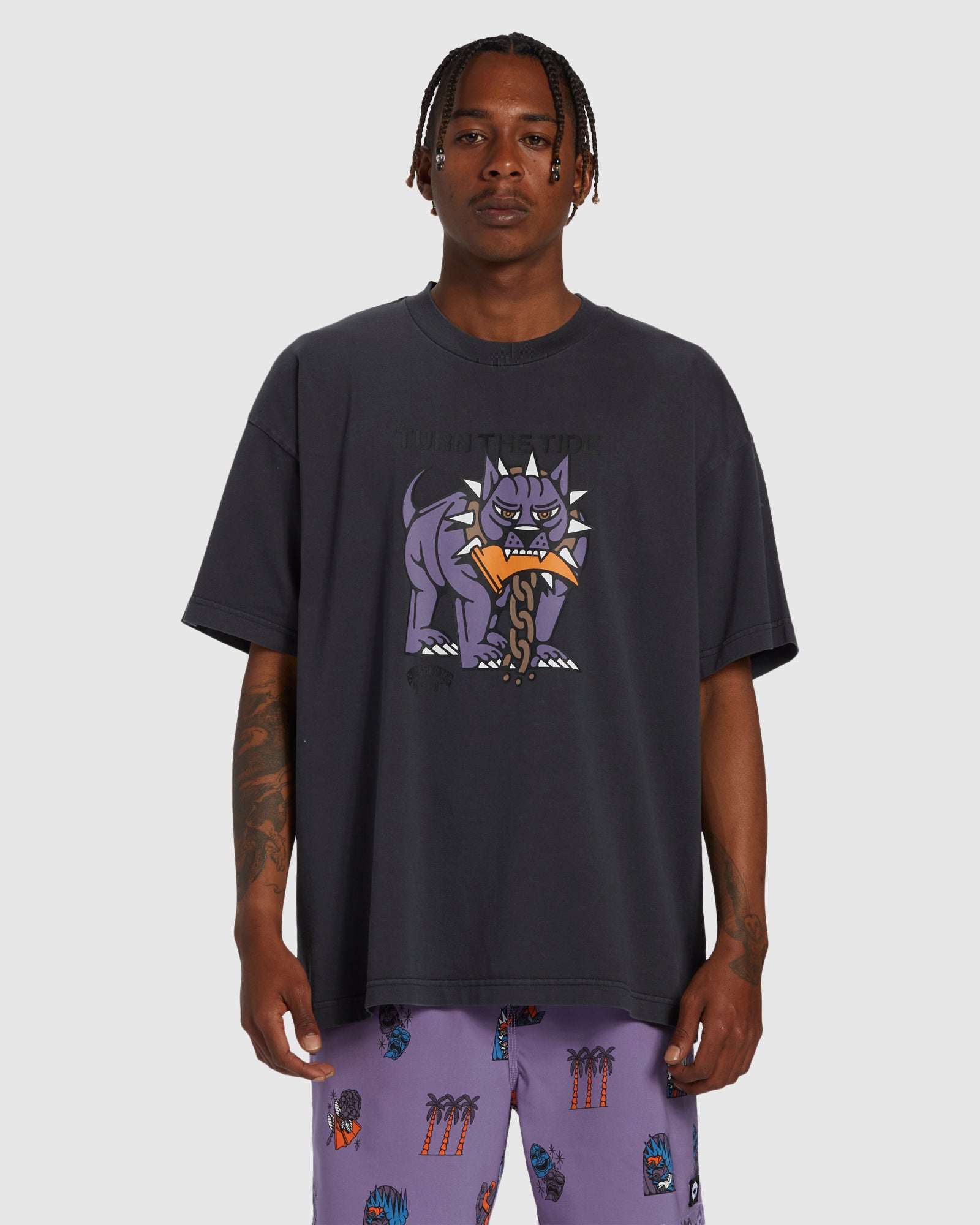 Mens Dog Days OG Wave Wash T-Shirt