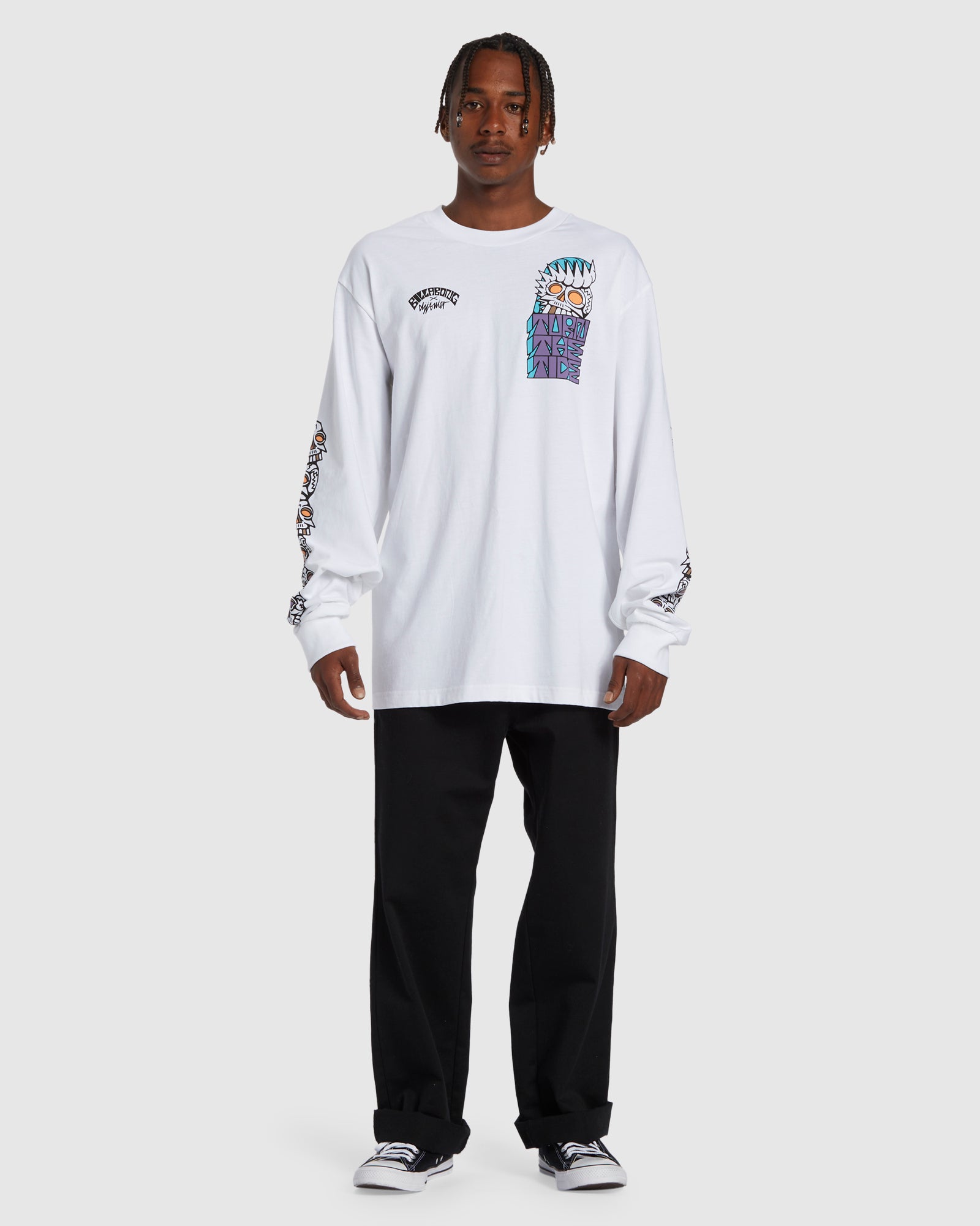 Mens Skulls OG Long Sleeve T-Shirt