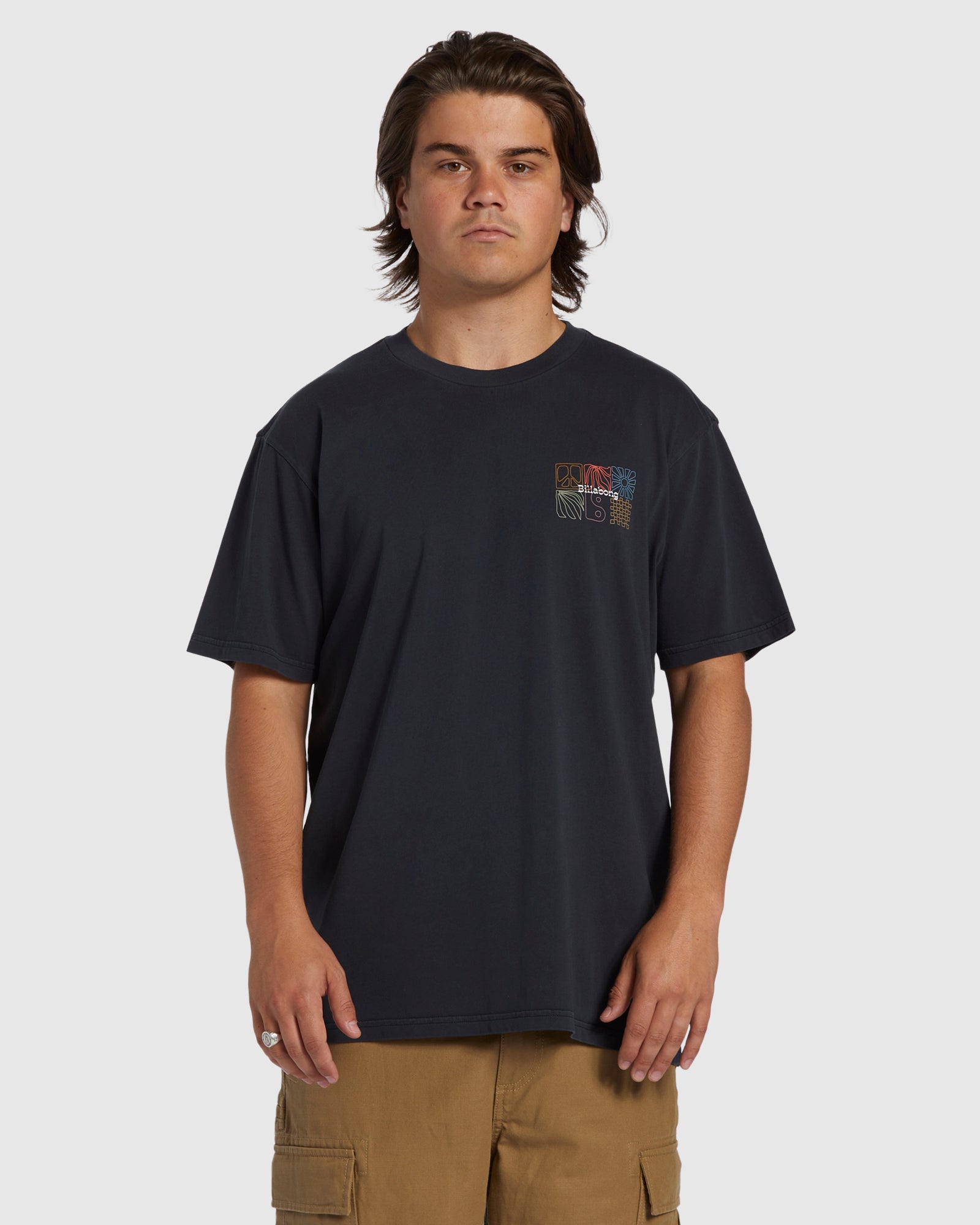 Mens Reflections Wave Wash T-Shirt