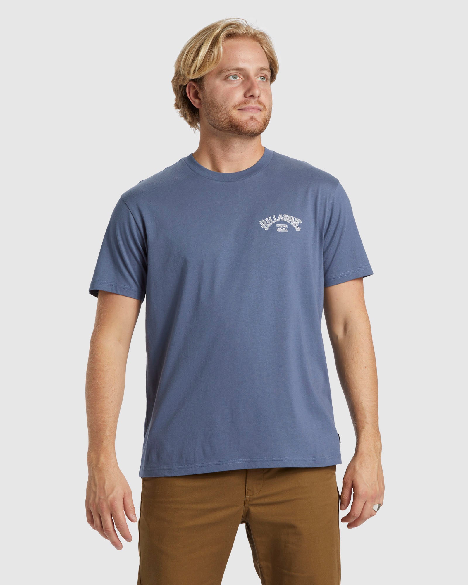 Blue Ohio State Buckeyes Men's T-Shirt - Team Color Arch Design | Comfortable Cotton Fan Apparel For Game Day