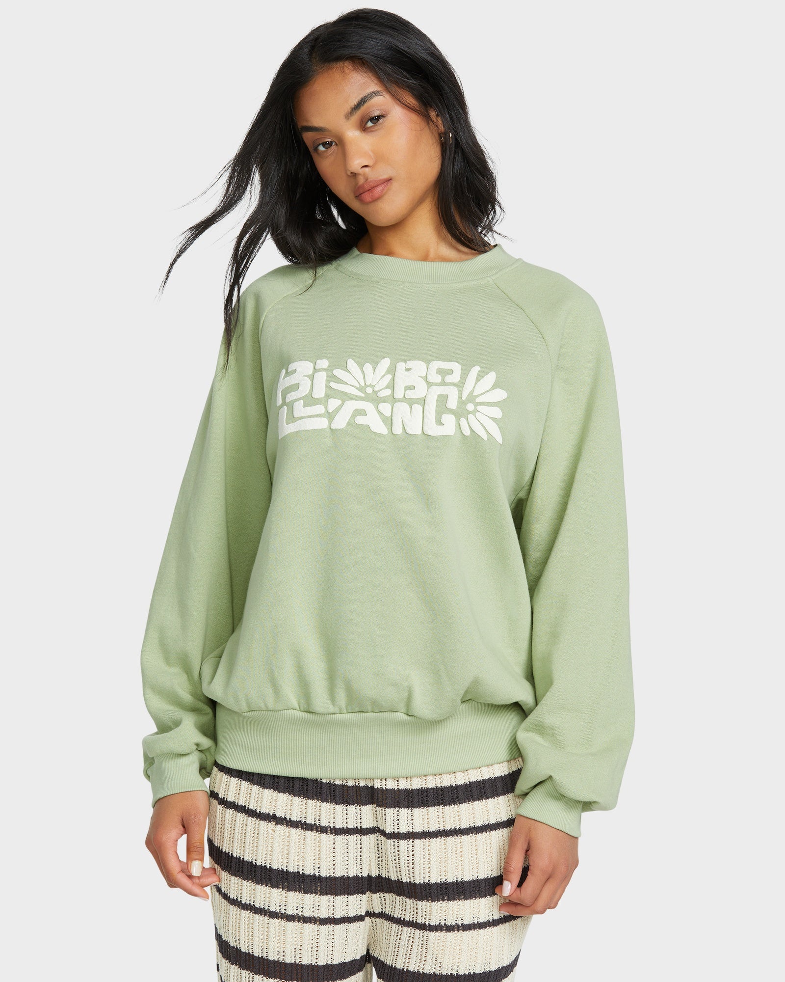 Womens The Waves Crew Neck
